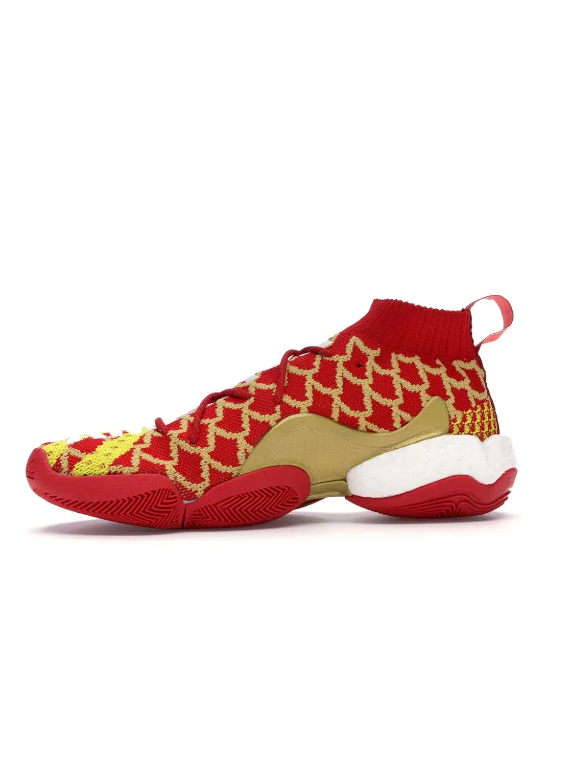 Мужские кроссовки lifestyle с принтом Adidas Crazy BYW Adidas — изображение 3 из 4, желтый/белый