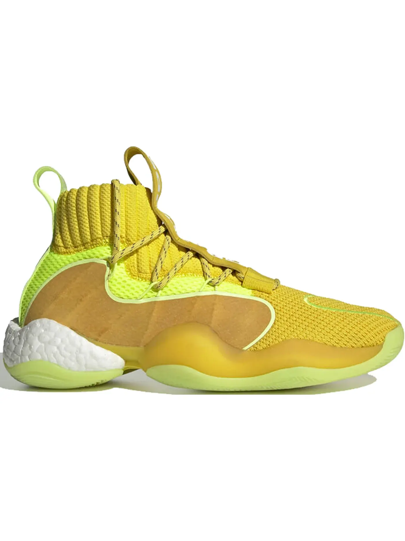 Мужские кроссовки Lifestyle Adidas Crazy BYW PRD Pharrell Now is Her Time — изображение 1 из 1, желтый