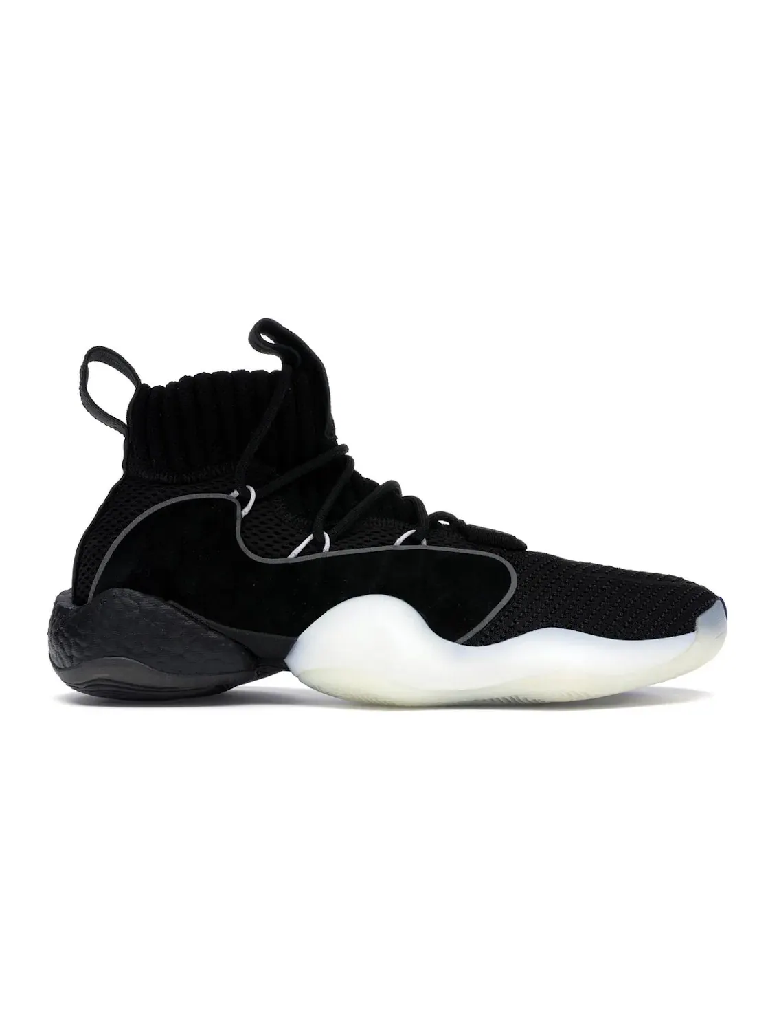 Мужские кроссовки с принтом Adidas Crazy BYW X Adidas — изображение 1 из 4, черный/черный/белый