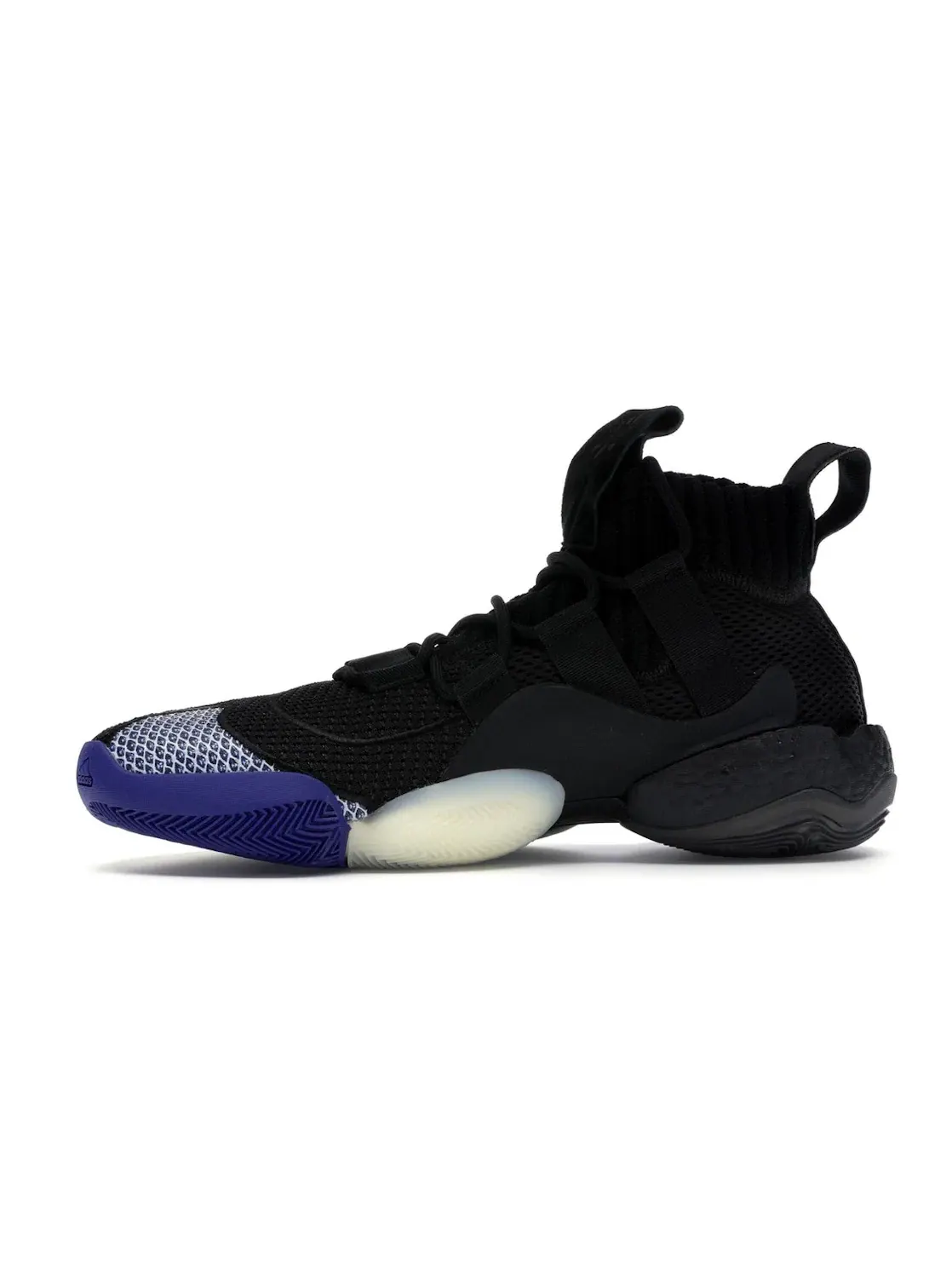 Мужские кроссовки с принтом Adidas Crazy BYW X Adidas — изображение 3 из 4, черный/черный/белый