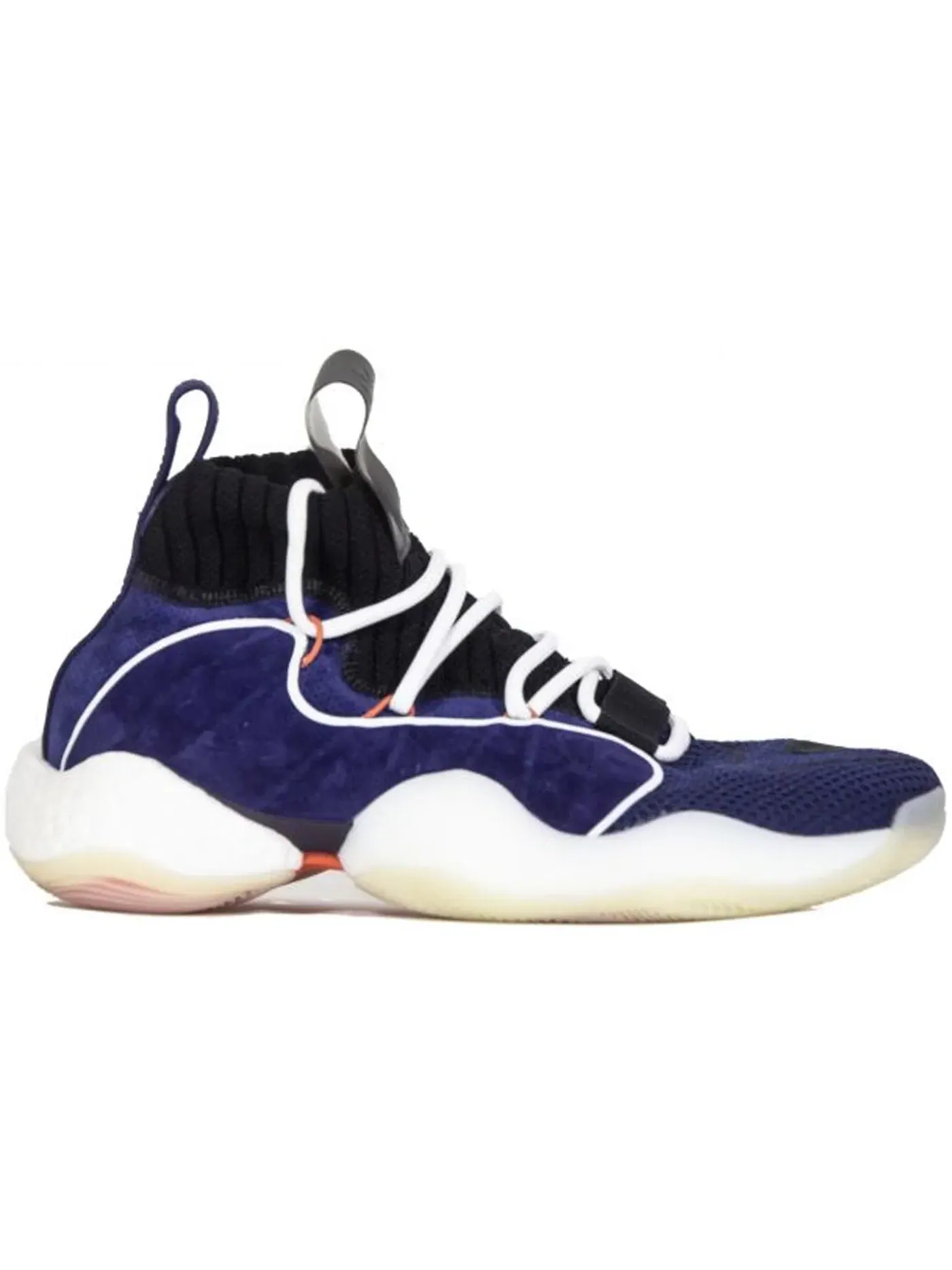 Мужские кроссовки Lifestyle Crazy BYW X Adidas — изображение 1 из 1, черный/черный