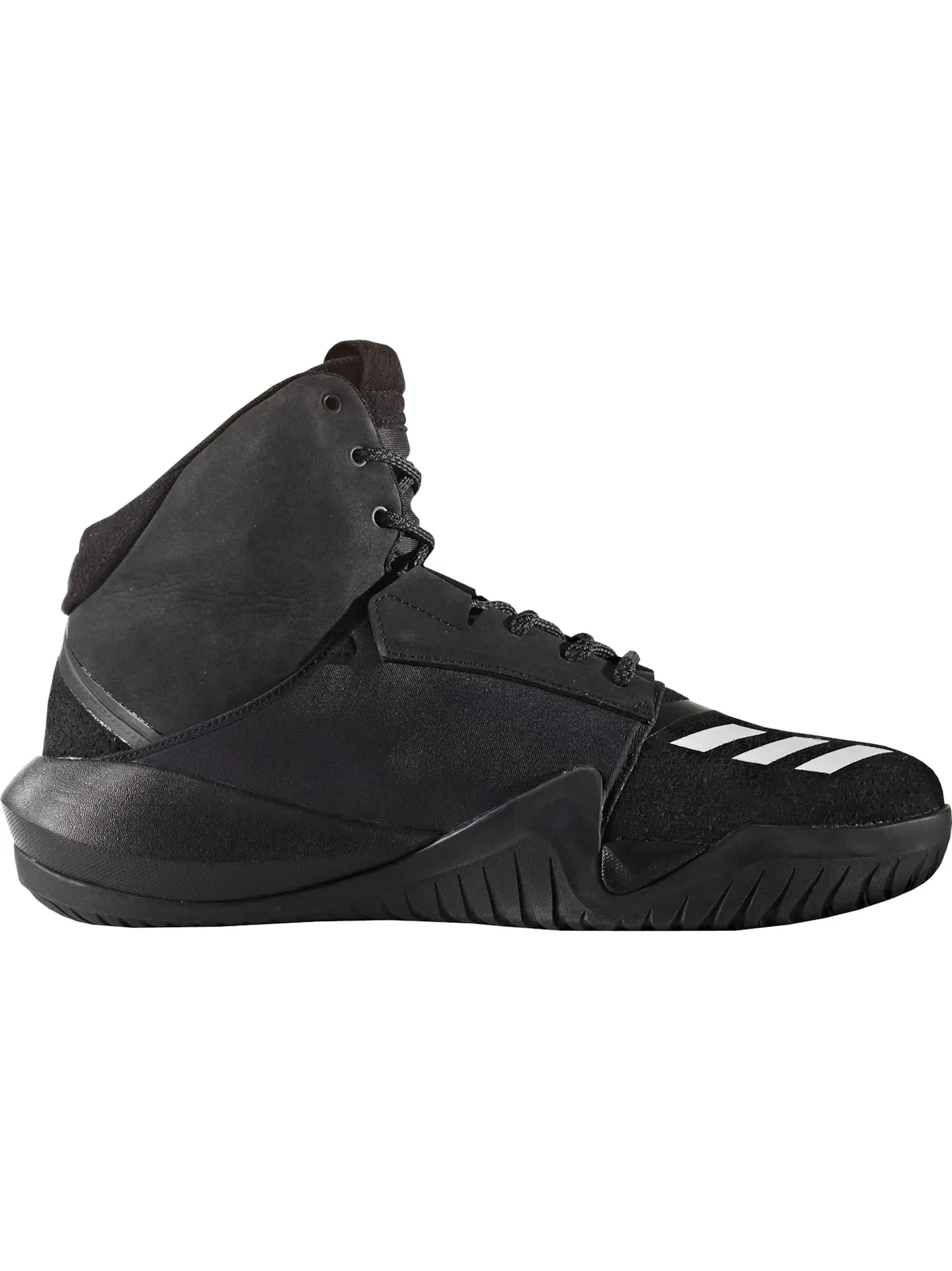 Мужские кроссовки для баскетбола Adidas Crazy Team 2017 — изображение 1 из 1, черный/черный/белый