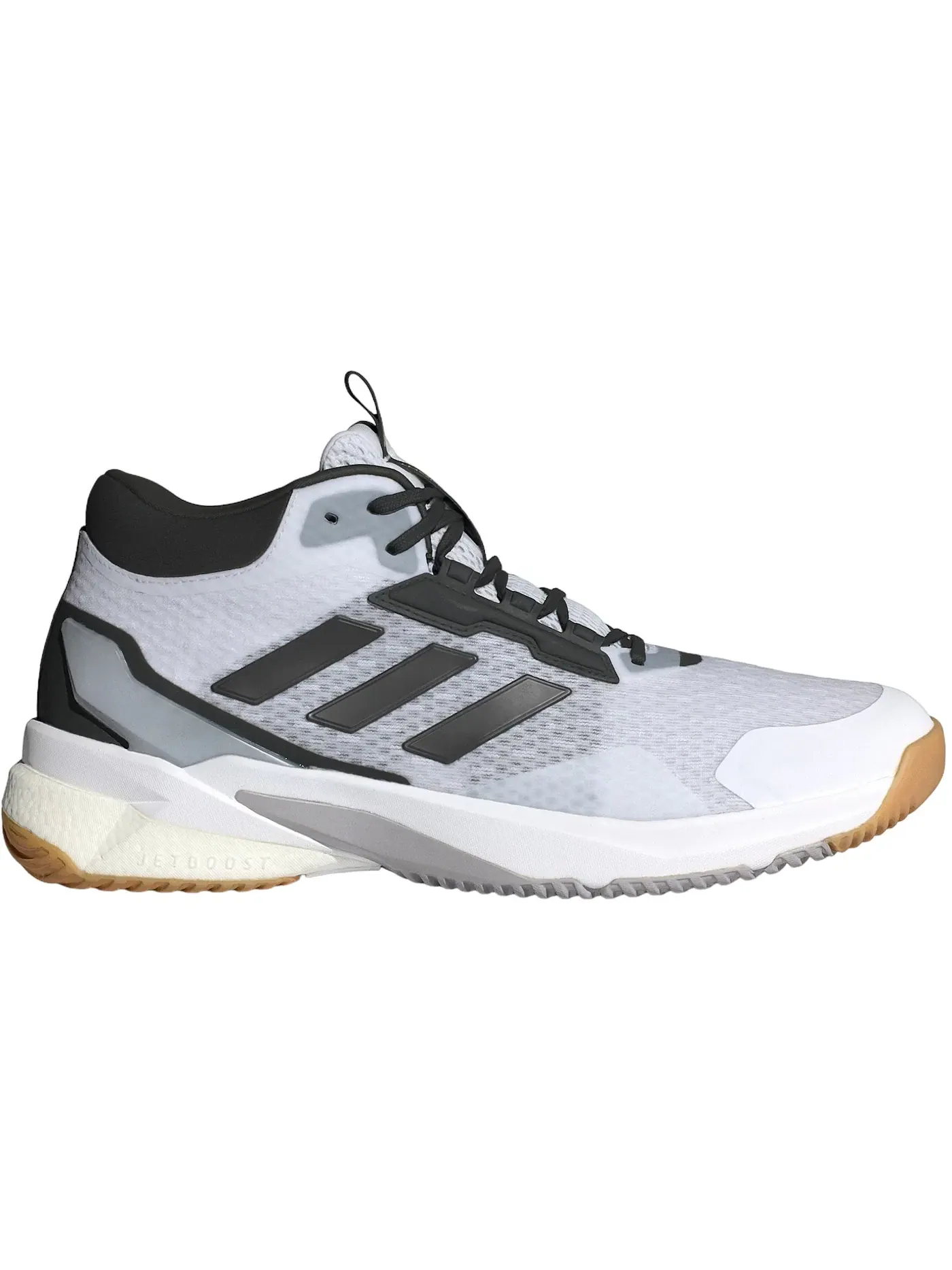 Мужские кроссовки для волейбола Crazyflight 5 Mid Indoor Adidas — изображение 1 из 1, белый черный серый