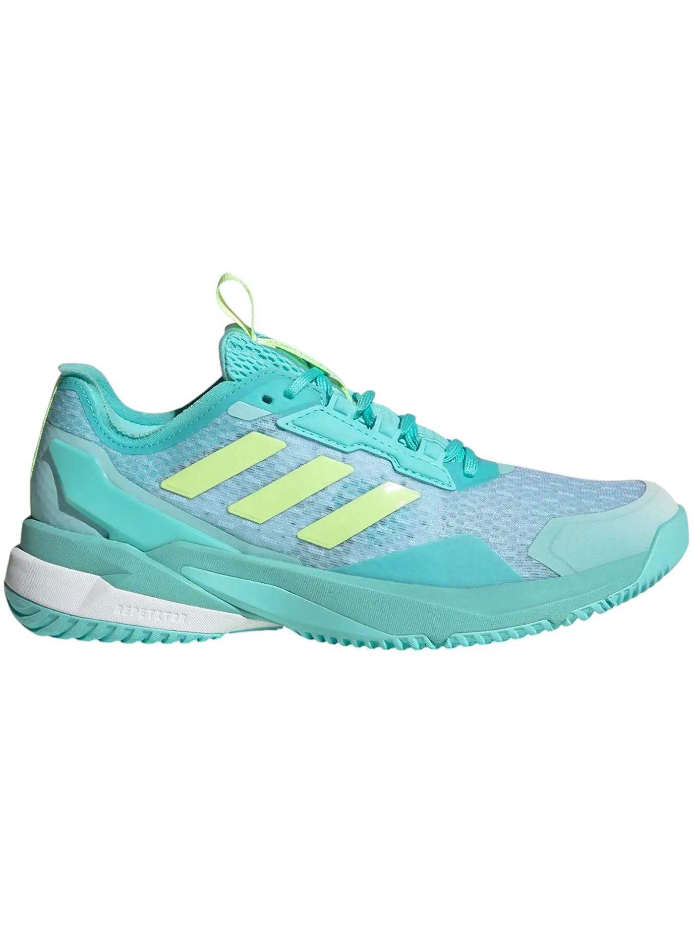 Женские кроссовки для волейбола Adidas Crazyflight 6 Indoor — изображение 1 из 1, голубой/-желтый/белый