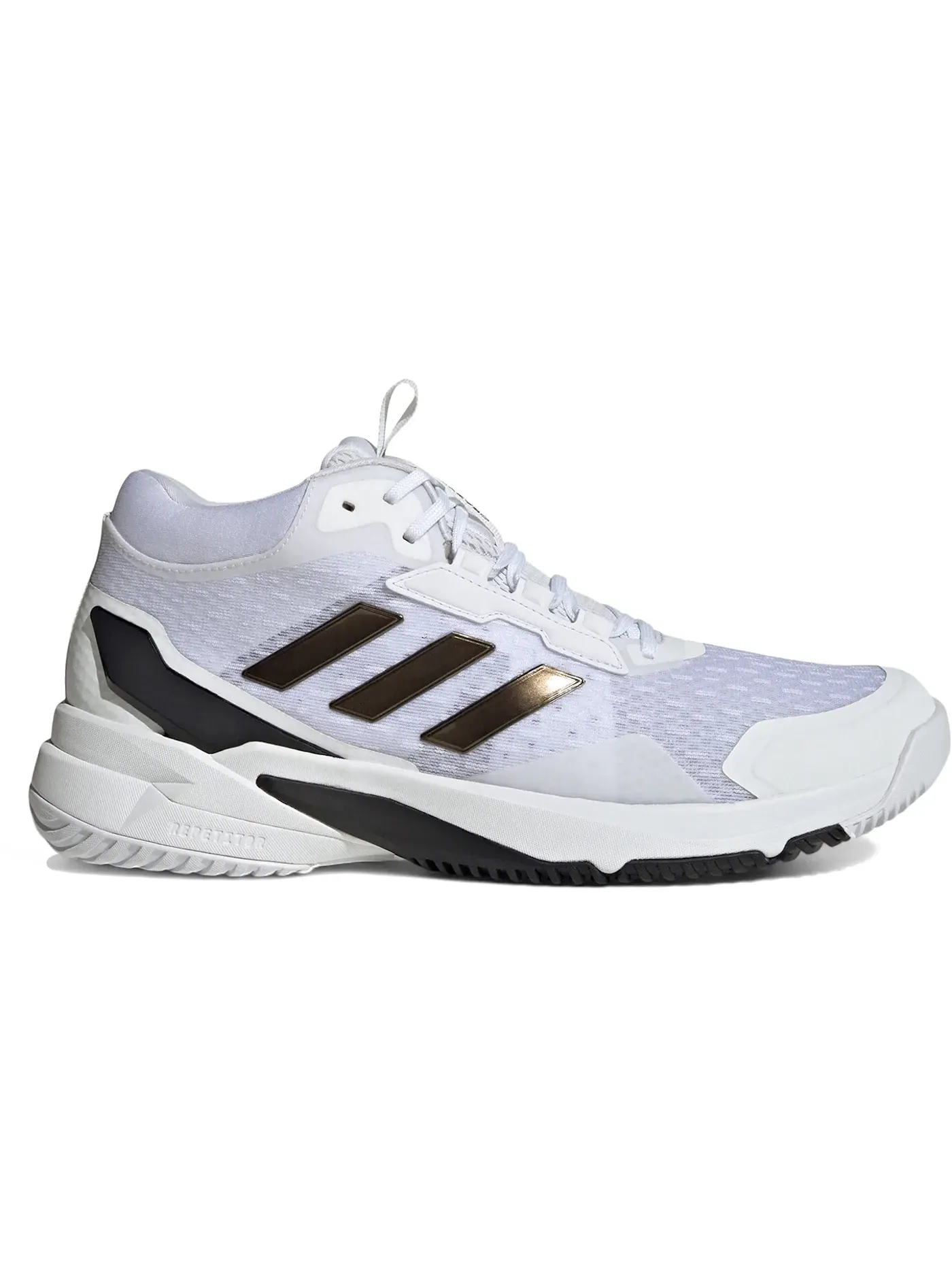 Мужские кроссовки для волейбола с высоким верхом Adidas Crazyflight 6 Mid Indoor — изображение 1 из 1, белый/черный/белый