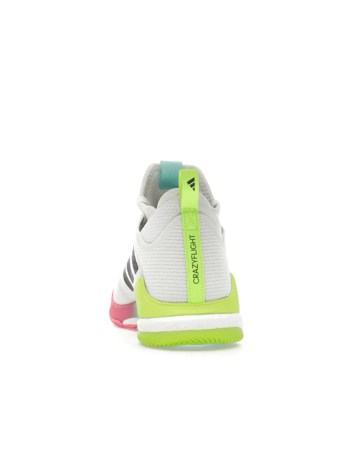 Женские кроссовки для волейбола Adidas Crazyflight Mid — изображение 4 из 4, белый/фиолетовый/голубой