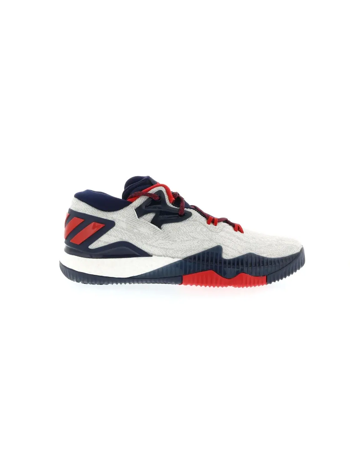 Мужские кроссовки для баскетбола Adidas Crazylight Boost 2016 — изображение 1 из 4, белый/темно-синий