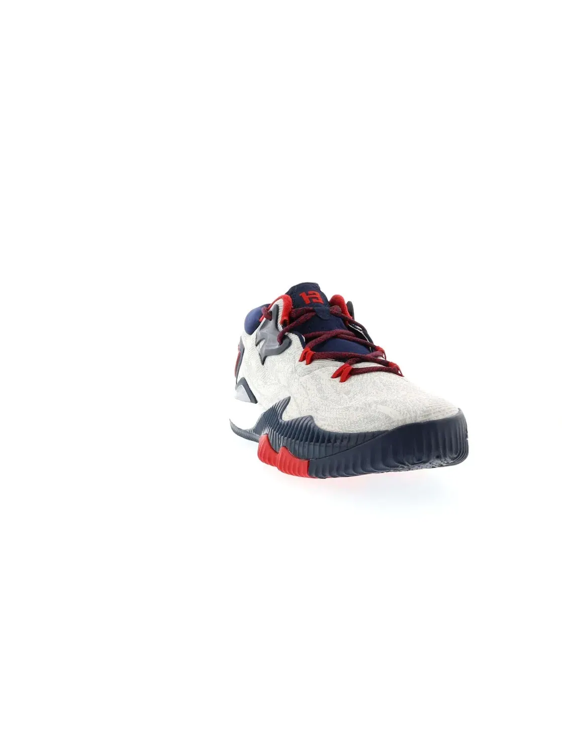 Мужские кроссовки для баскетбола Adidas Crazylight Boost 2016 — изображение 2 из 4, белый/темно-синий