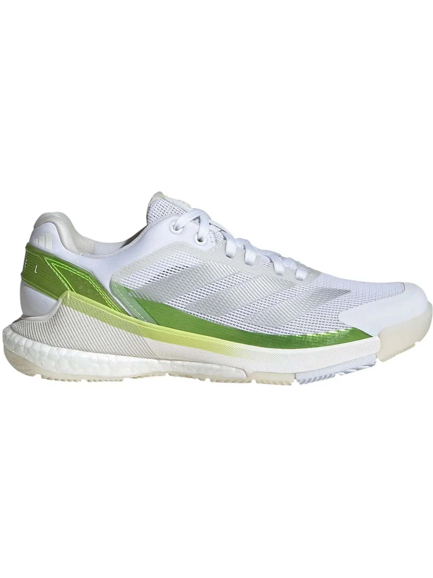 Женские кроссовки для паделя с технологией Boost Adidas Crazyquick Boost Padel — изображение 1 из 1, белый металлик