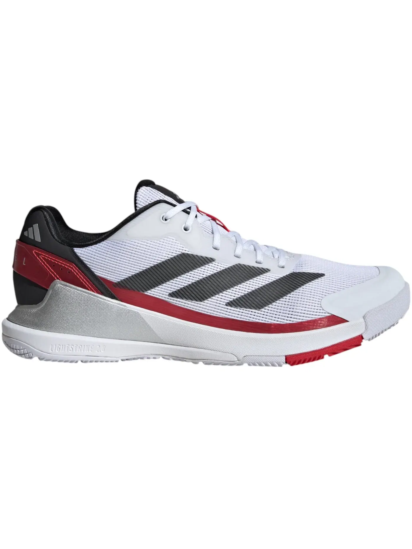 Мужские кроссовки с принтом Adidas Crazyquick Padel — изображение 1 из 1, белый/черный/красный