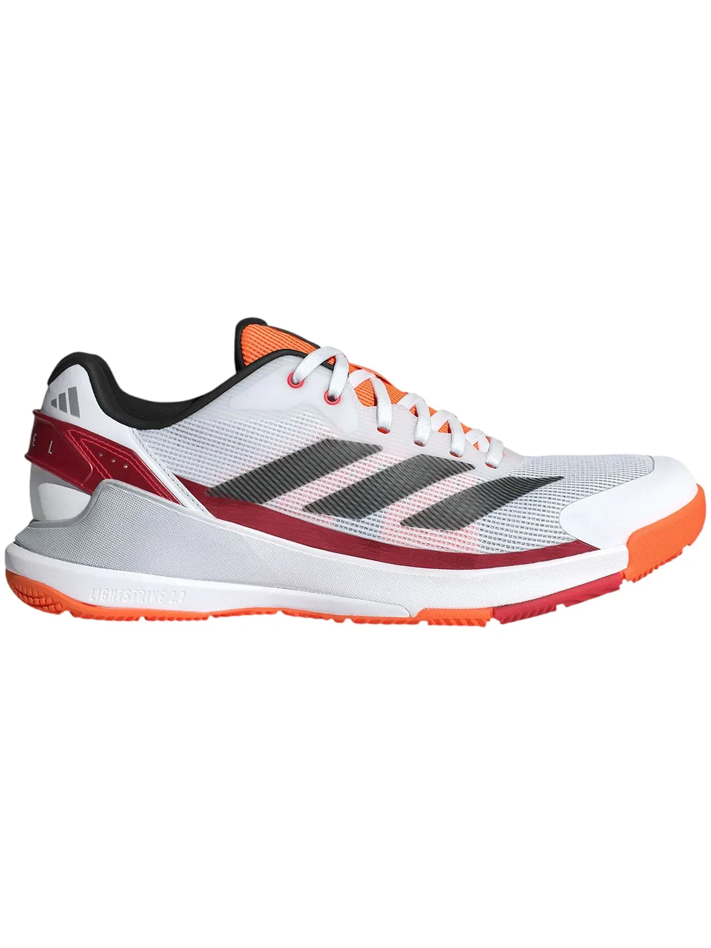 Мужские кроссовки для паделя Adidas Crazyquick Padel — изображение 1 из 1, белый черный оранжевый
