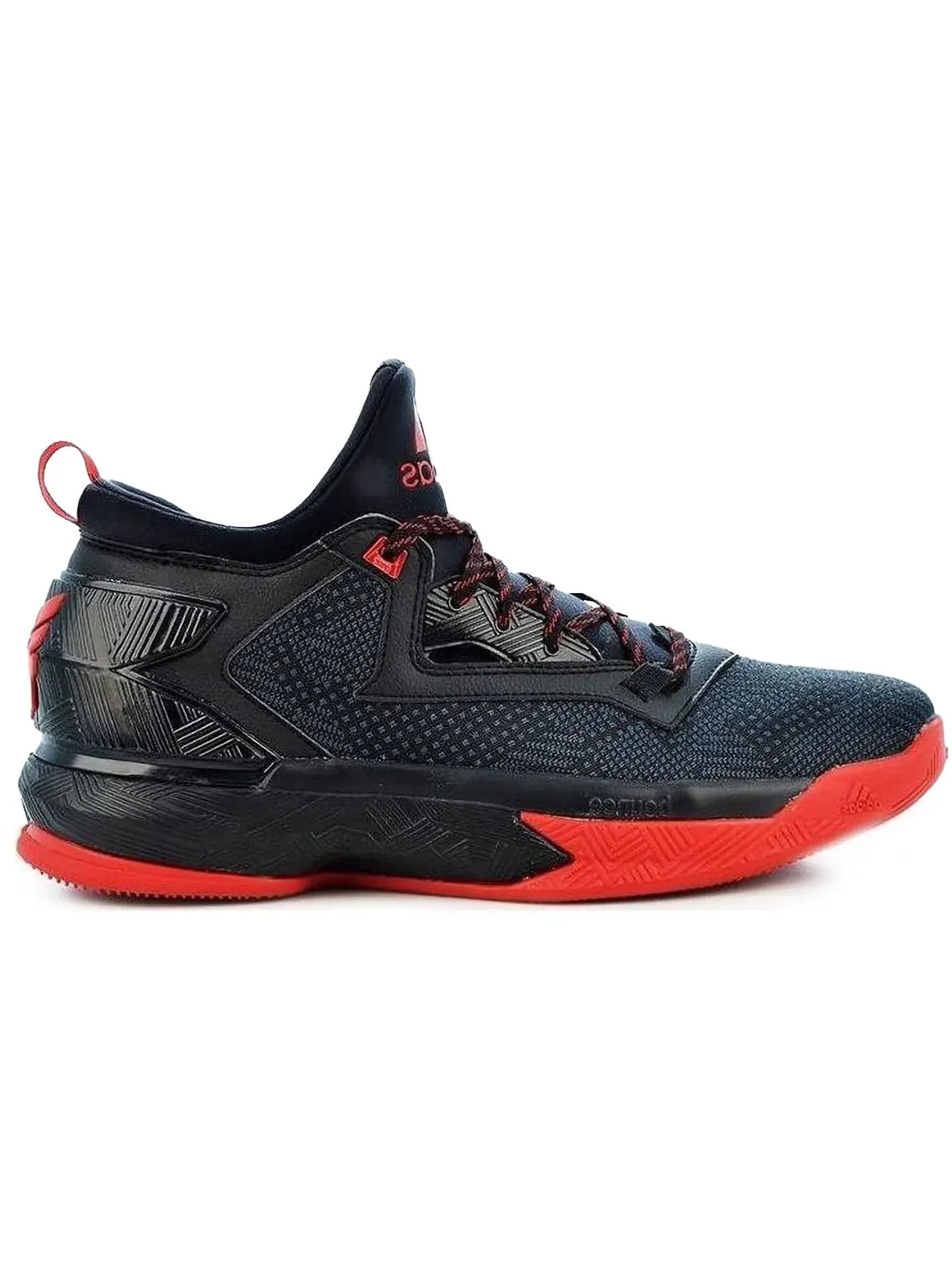 Мужские кроссовки для баскетбола Adidas D Lillard 2.0 Away — изображение 1 из 1, черный/красный