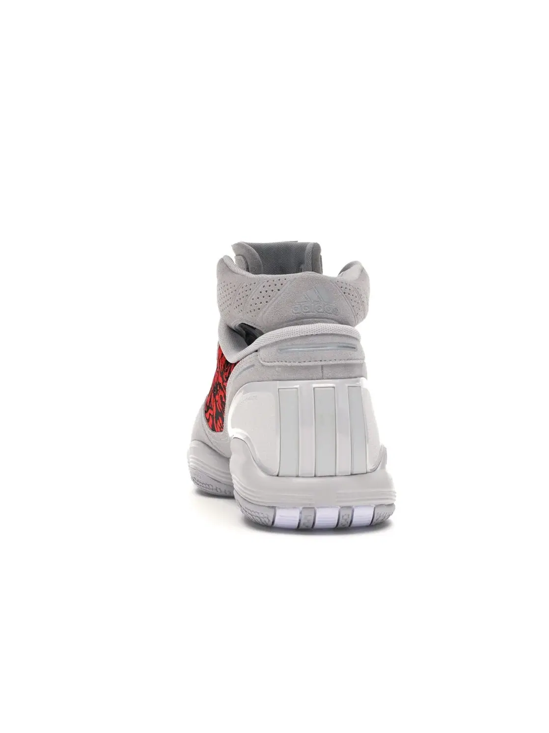 Мужские кроссовки с высоким берцем Adidas D Rose 1 — изображение 4 из 4, серый серый белый