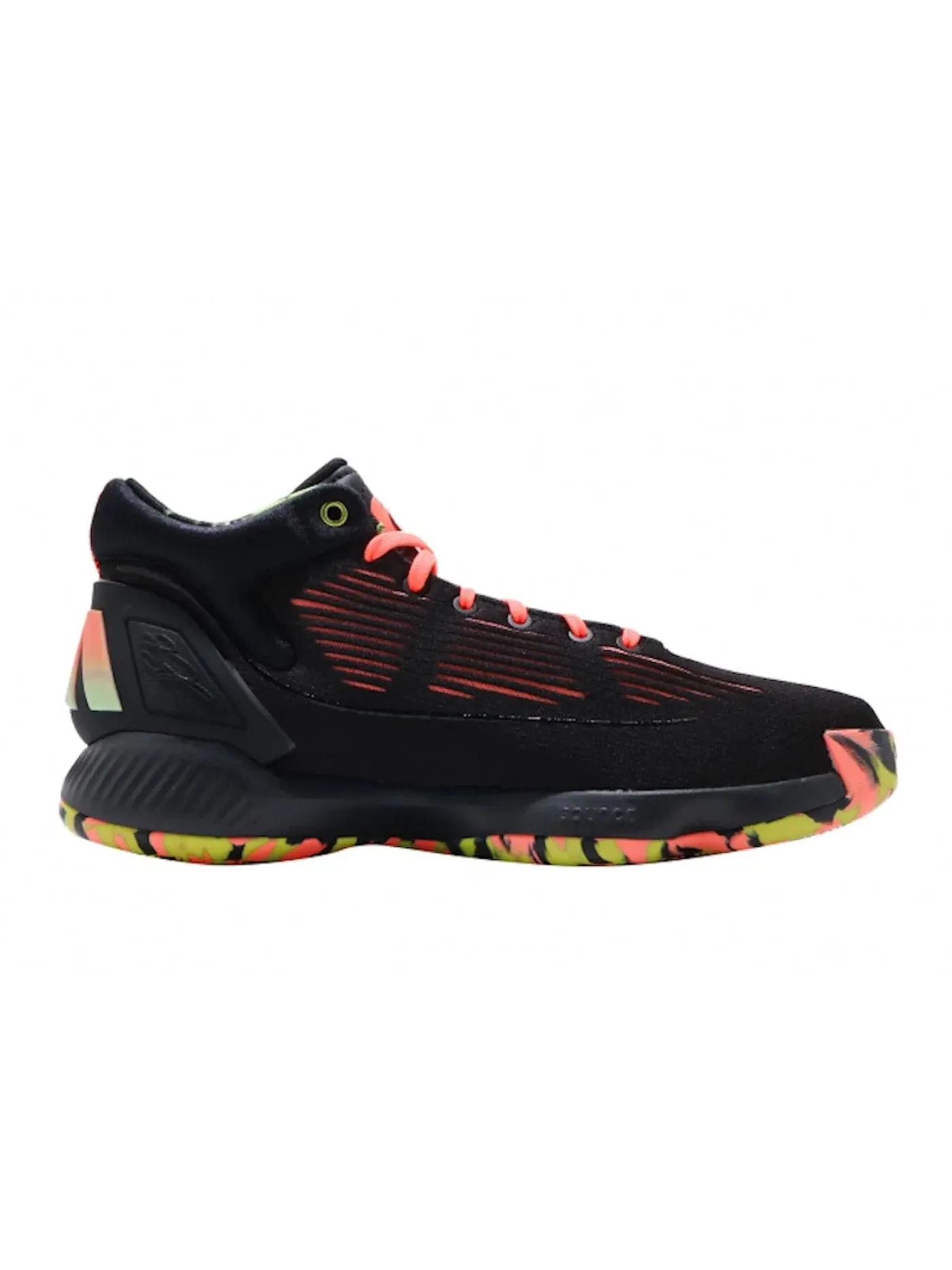 Мужские кроссовки для баскетбола Adidas D Rose 10 — изображение 1 из 1, черный//зеленый