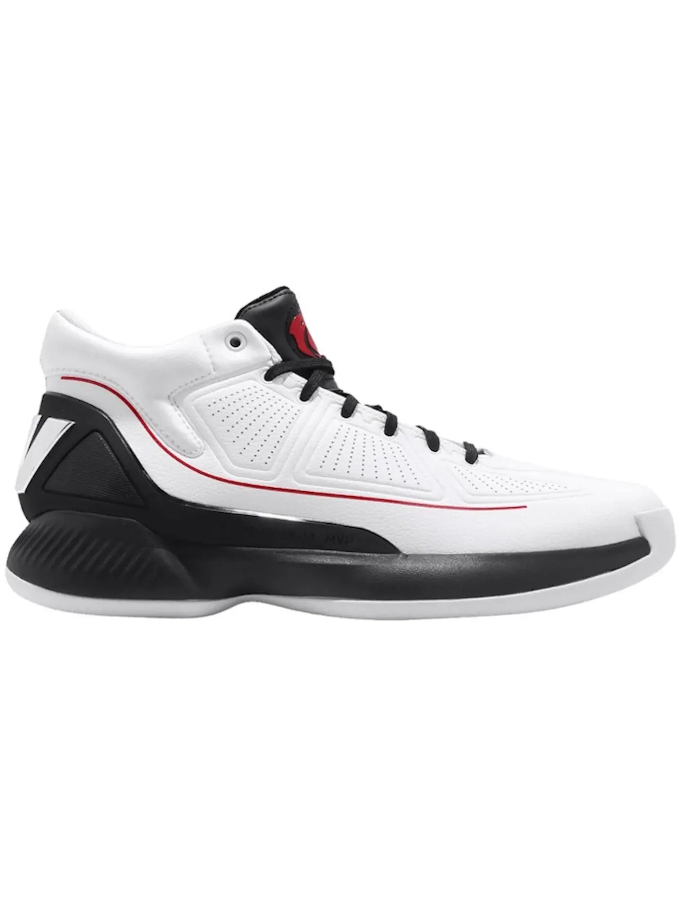 Мужские кроссовки для баскетбола Adidas D Rose 10 — изображение 1 из 1, белый/черный/красный