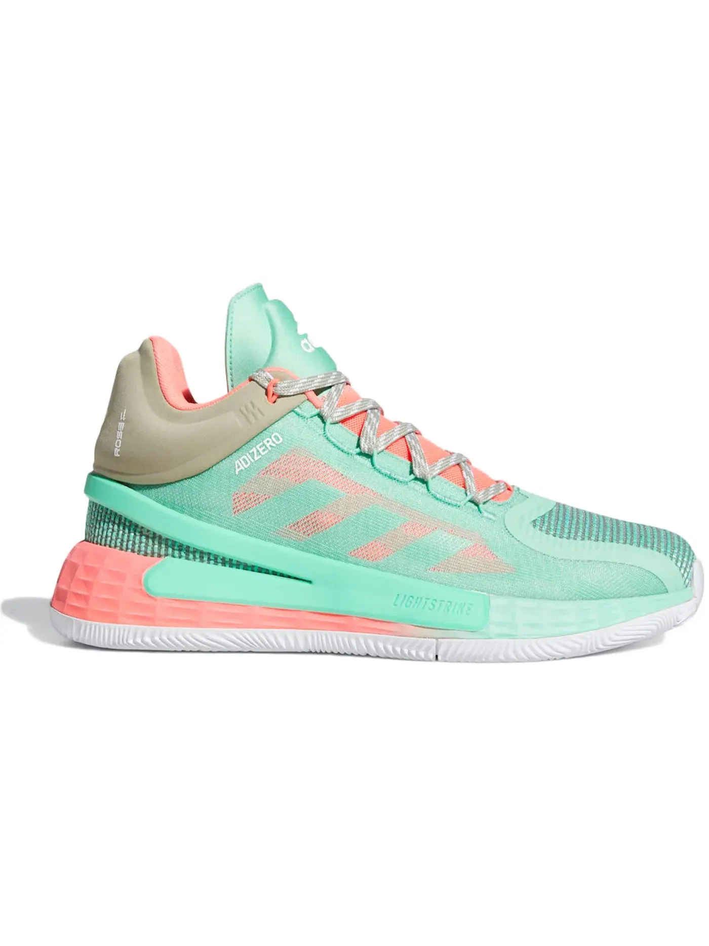 Мужские кроссовки для баскетбола Adidas D Rose 11 — изображение 1 из 1, красный-бежевый