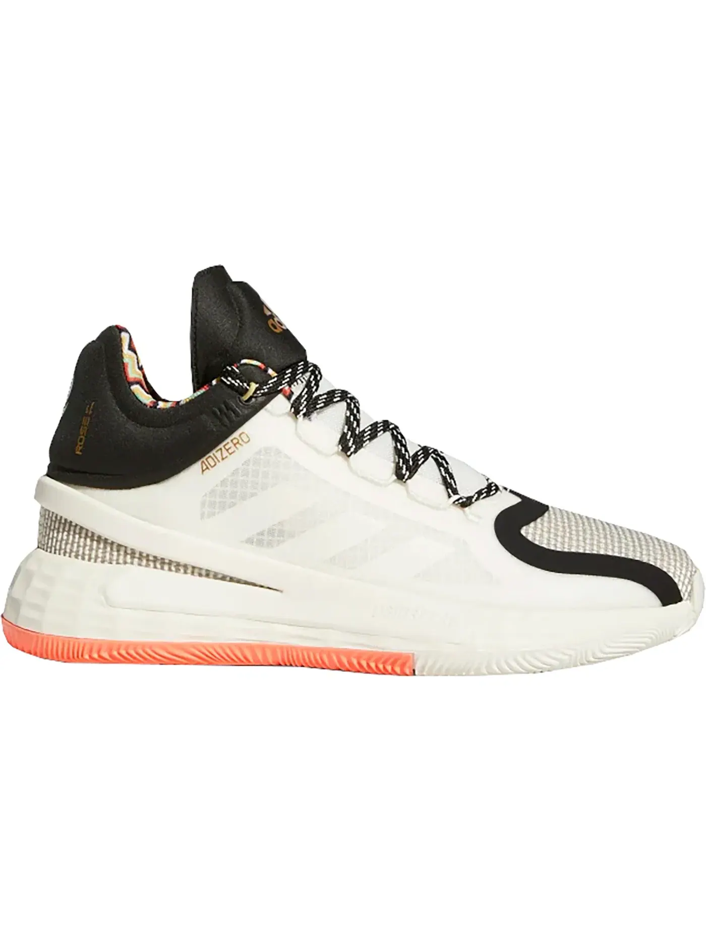 Мужские кроссовки для баскетбола Adidas D Rose 11 — изображение 1 из 1, белый черный красный