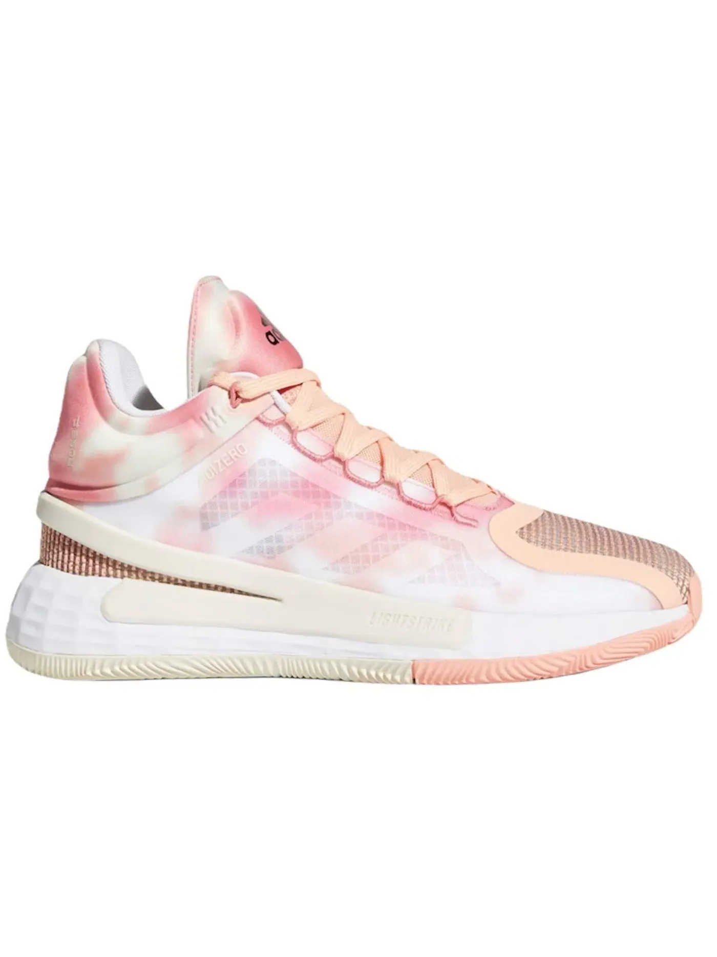 Мужские кроссовки для баскетбола Adidas D Rose 11 — изображение 1 из 1, розовый/розовый/белый