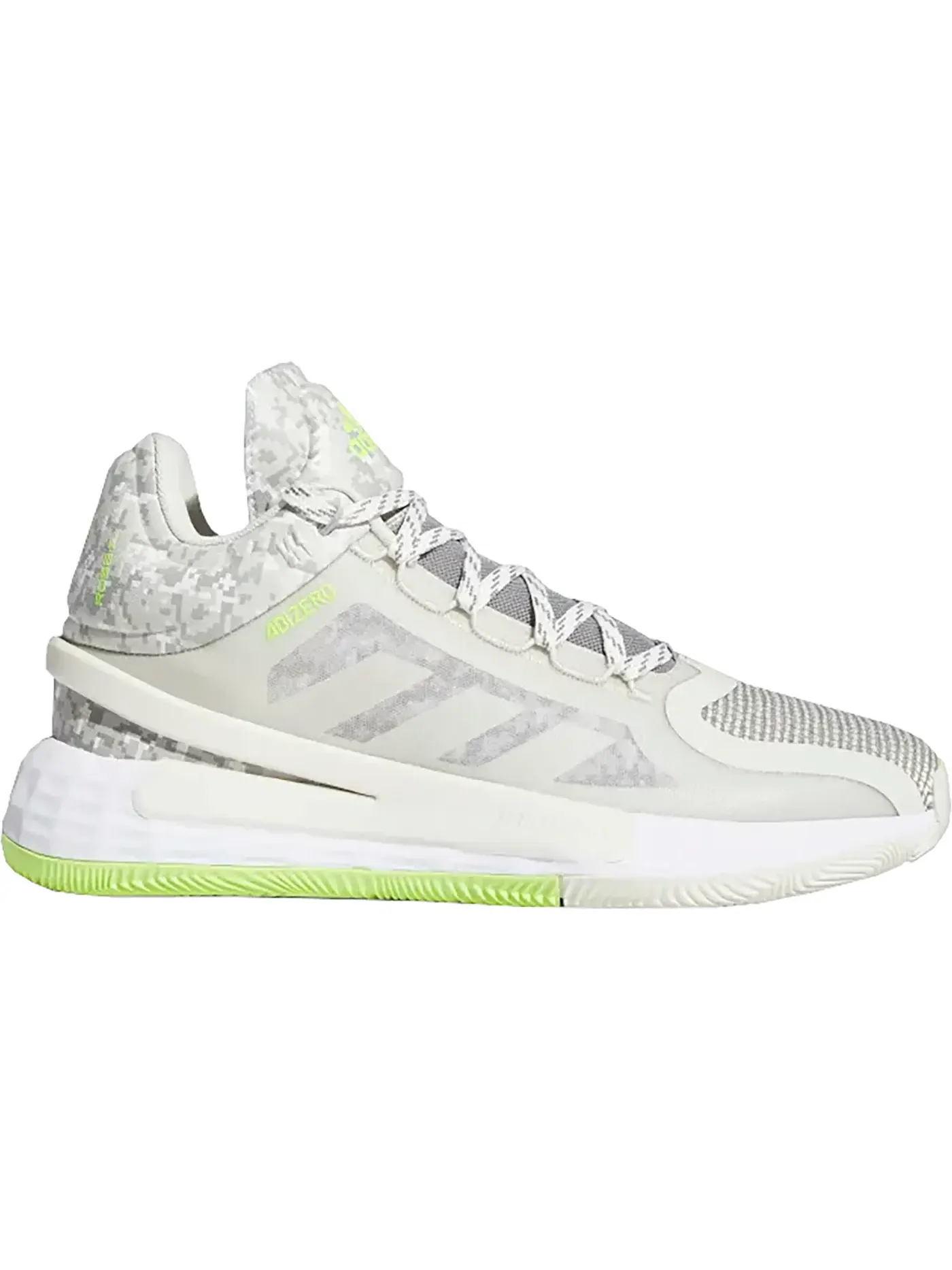 Мужские кроссовки Performance D Rose 11 Adidas — изображение 1 из 1, серый/серый/зеленый