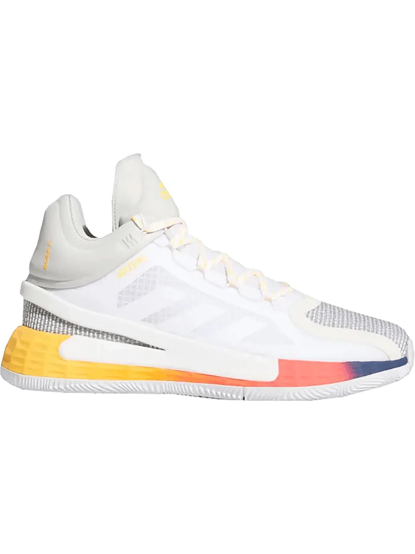 Мужские кроссовки для баскетбола Adidas D Rose 11 — изображение 1 из 1, белый/золотистый/индиго