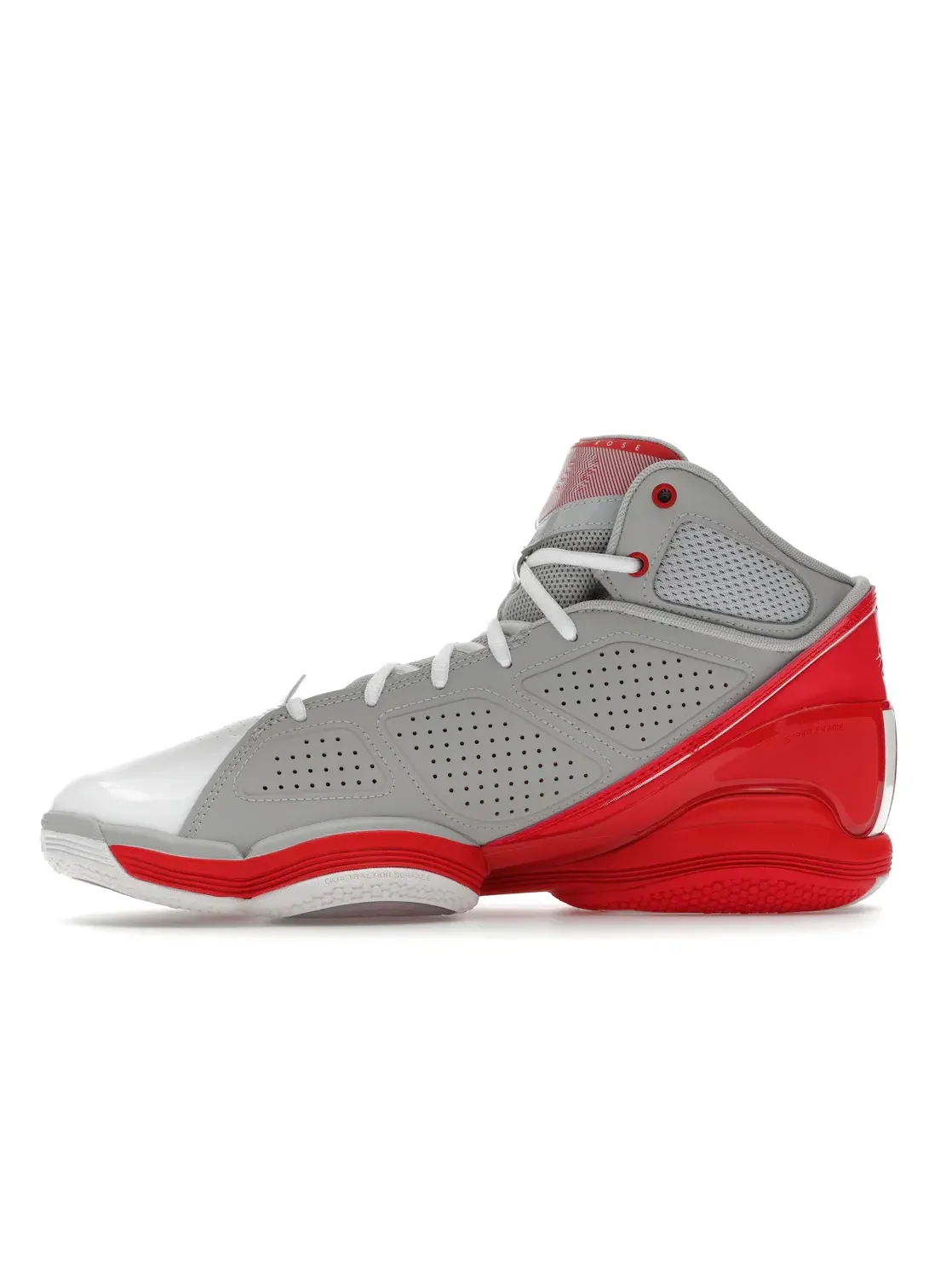 Мужские кроссовки для баскетбола Adidas D Rose 1.5 — изображение 3 из 4, серый/белый/красный
