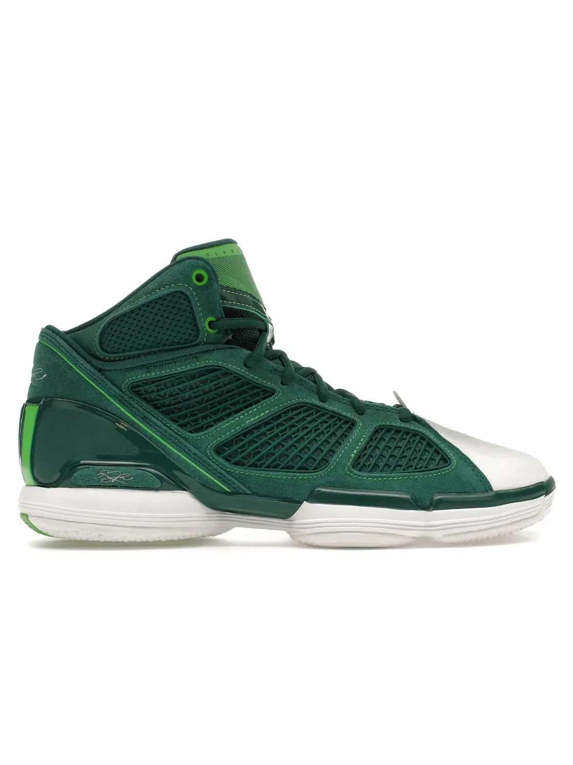 Мужские кроссовки для баскетбола Adidas D Rose 1.5 — изображение 1 из 4, зеленый/белый