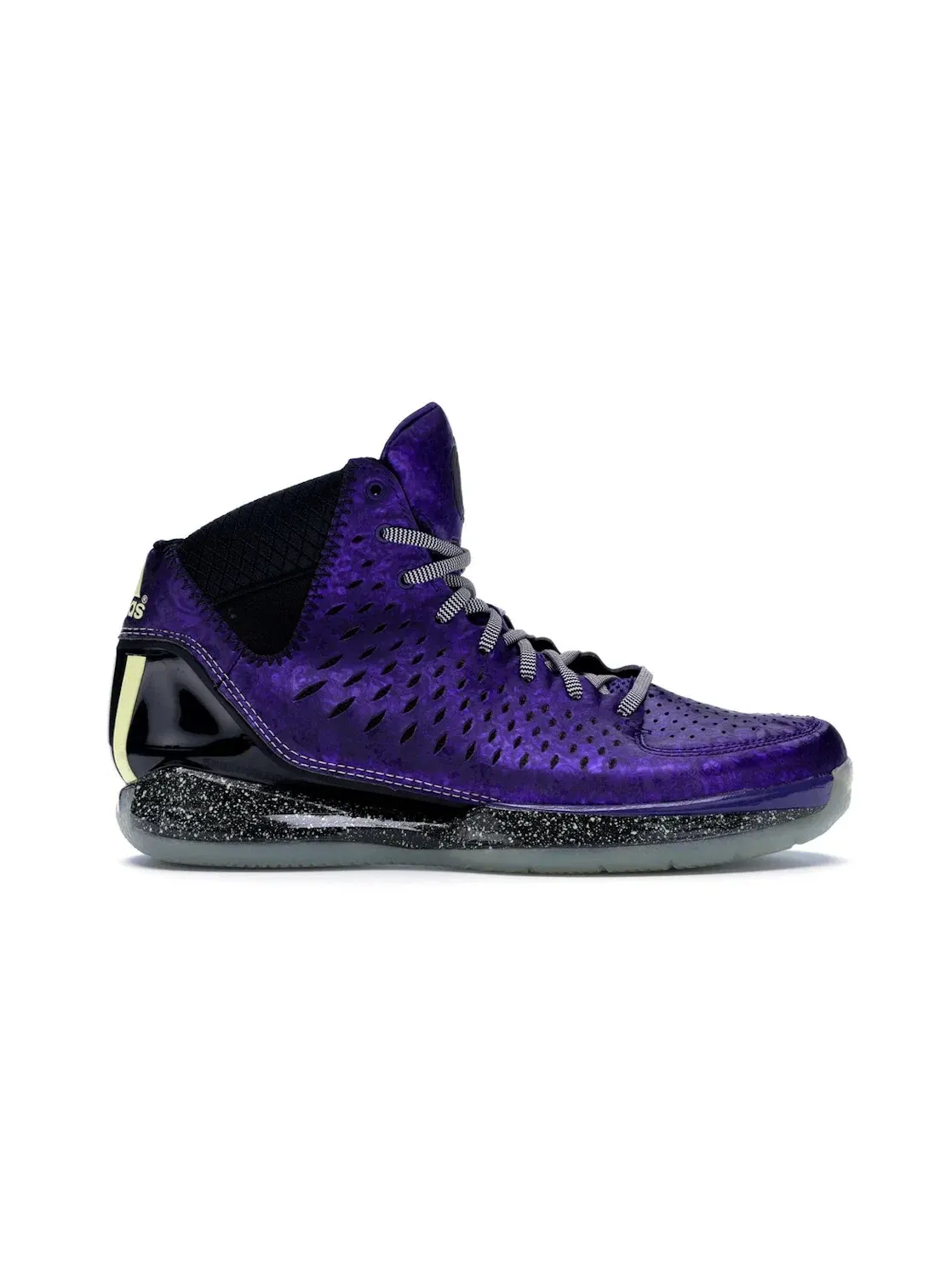 Мужские кроссовки с принтом Adidas D.Rose 3.0 — изображение 1 из 4, черный/черный