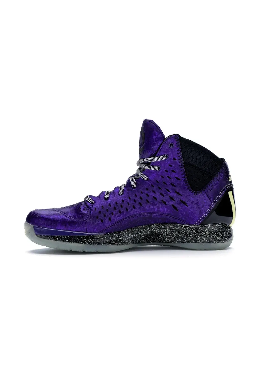 Мужские кроссовки с принтом Adidas D.Rose 3.0 — изображение 3 из 4, черный/черный