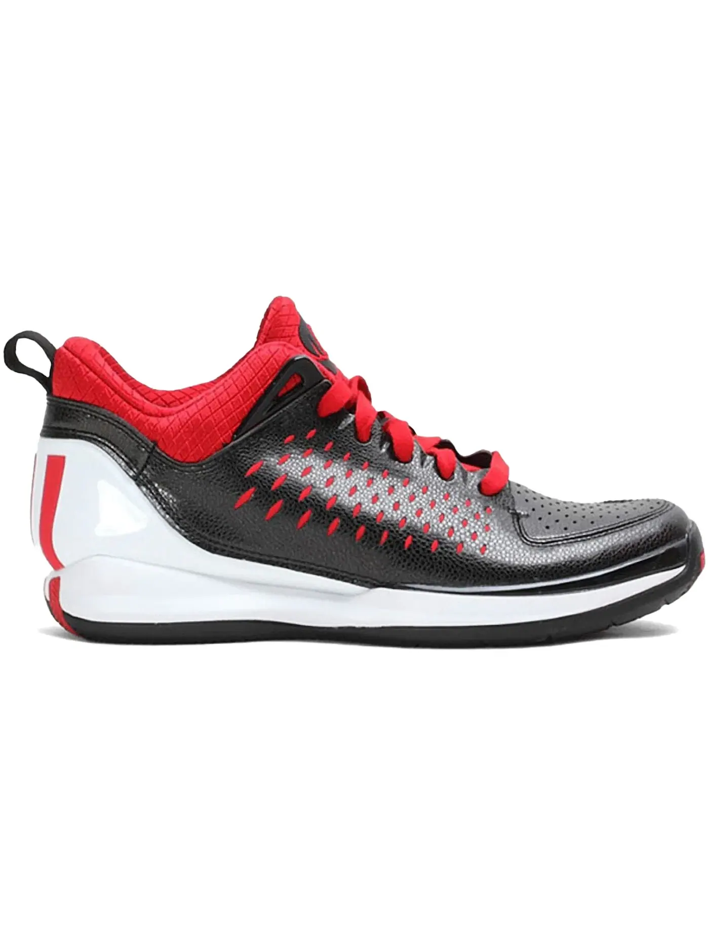 Мужские кроссовки для баскетбола Adidas D Rose 3 Low — изображение 1 из 1, черный/красный/белый