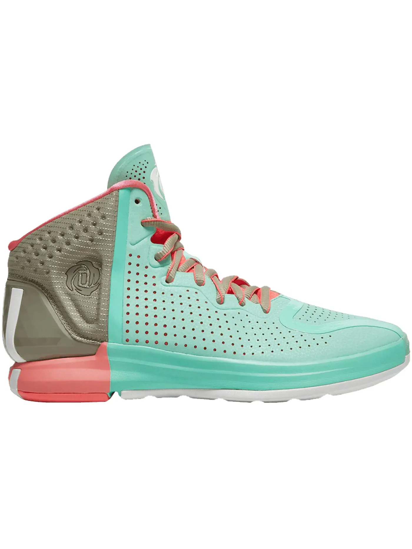 Мужские кроссовки для баскетбола Adidas D Rose 4 — изображение 1 из 1, белый/красный