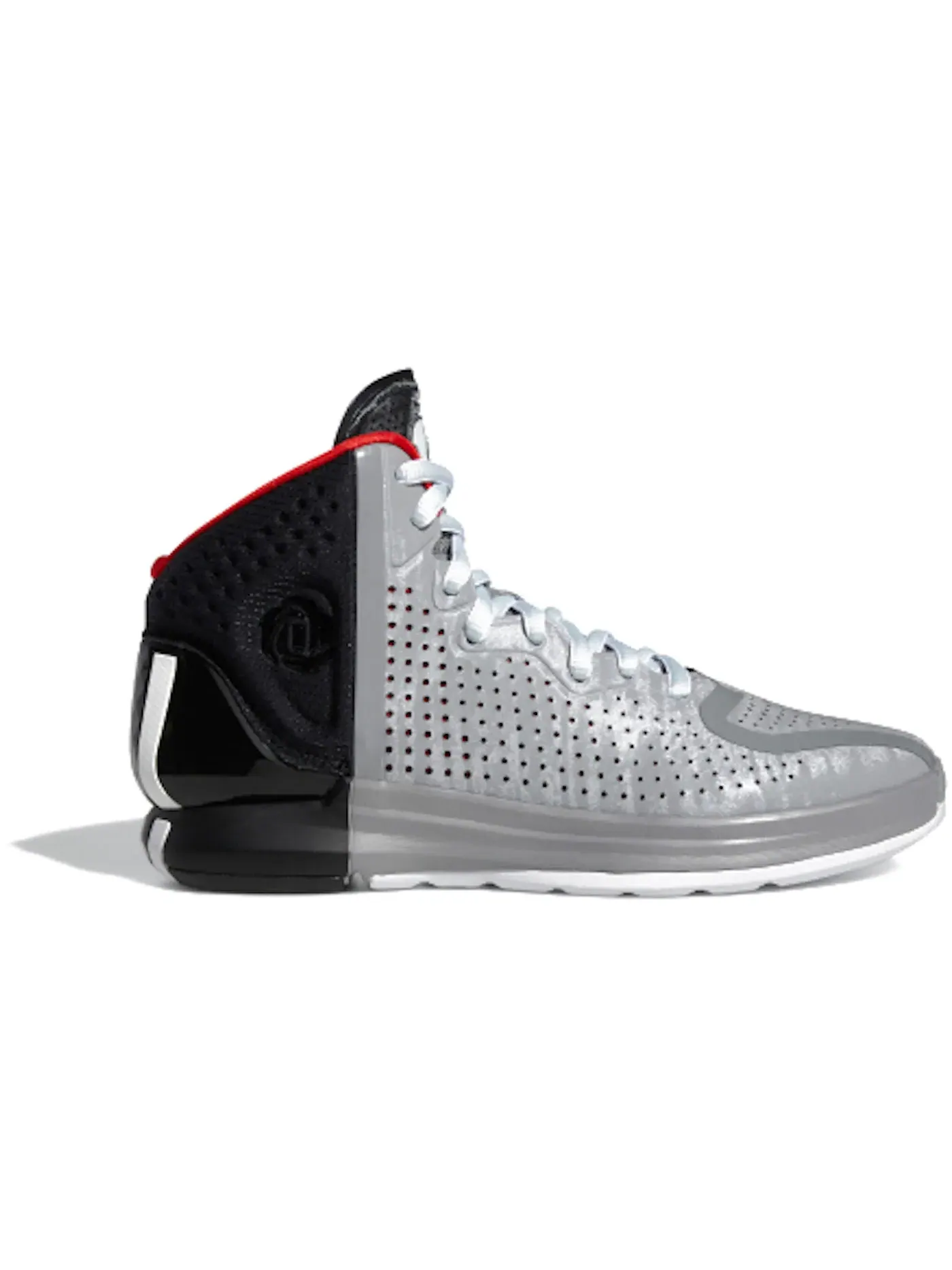 Мужские кроссовки для баскетбола D Rose 4 Adidas — изображение 1 из 1, серый черный красный