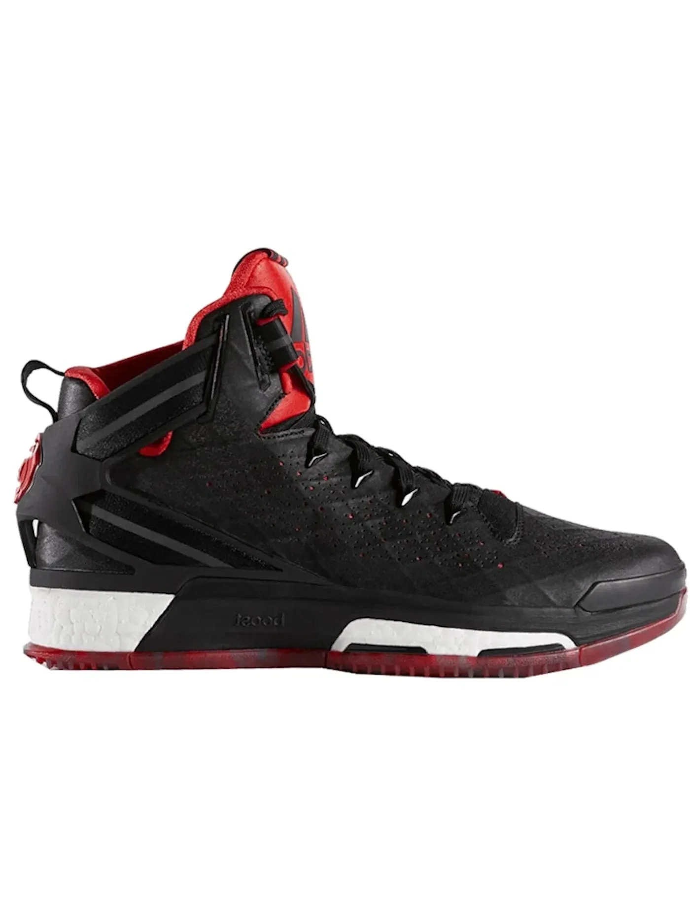 Мужские кроссовки для баскетбола Adidas D Rose 6 Boost — изображение 1 из 1, черный/светлый-белый