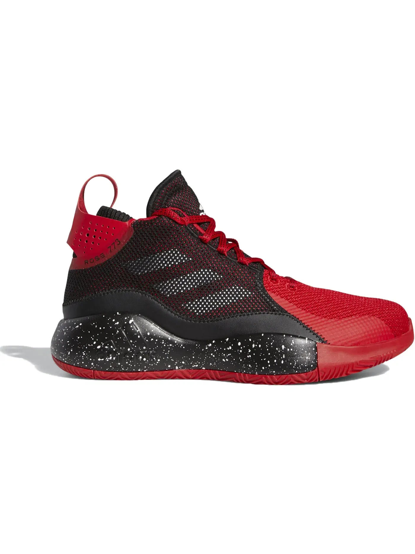 Мужские кроссовки для баскетбола Adidas D Rose 773 2020 — изображение 1 из 1, черный/белый