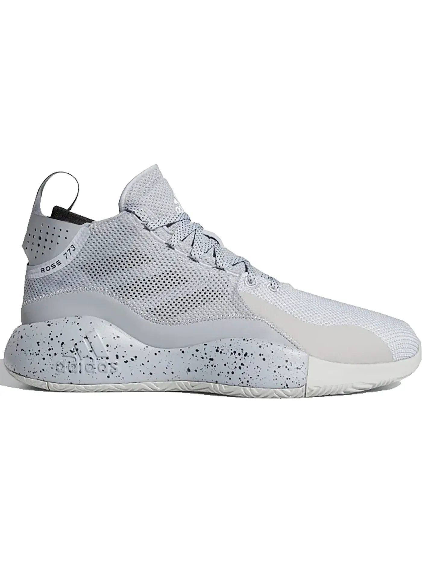 Мужские кроссовки для бега D Rose 773 Adidas — изображение 1 из 1, серебристый/белый/черный