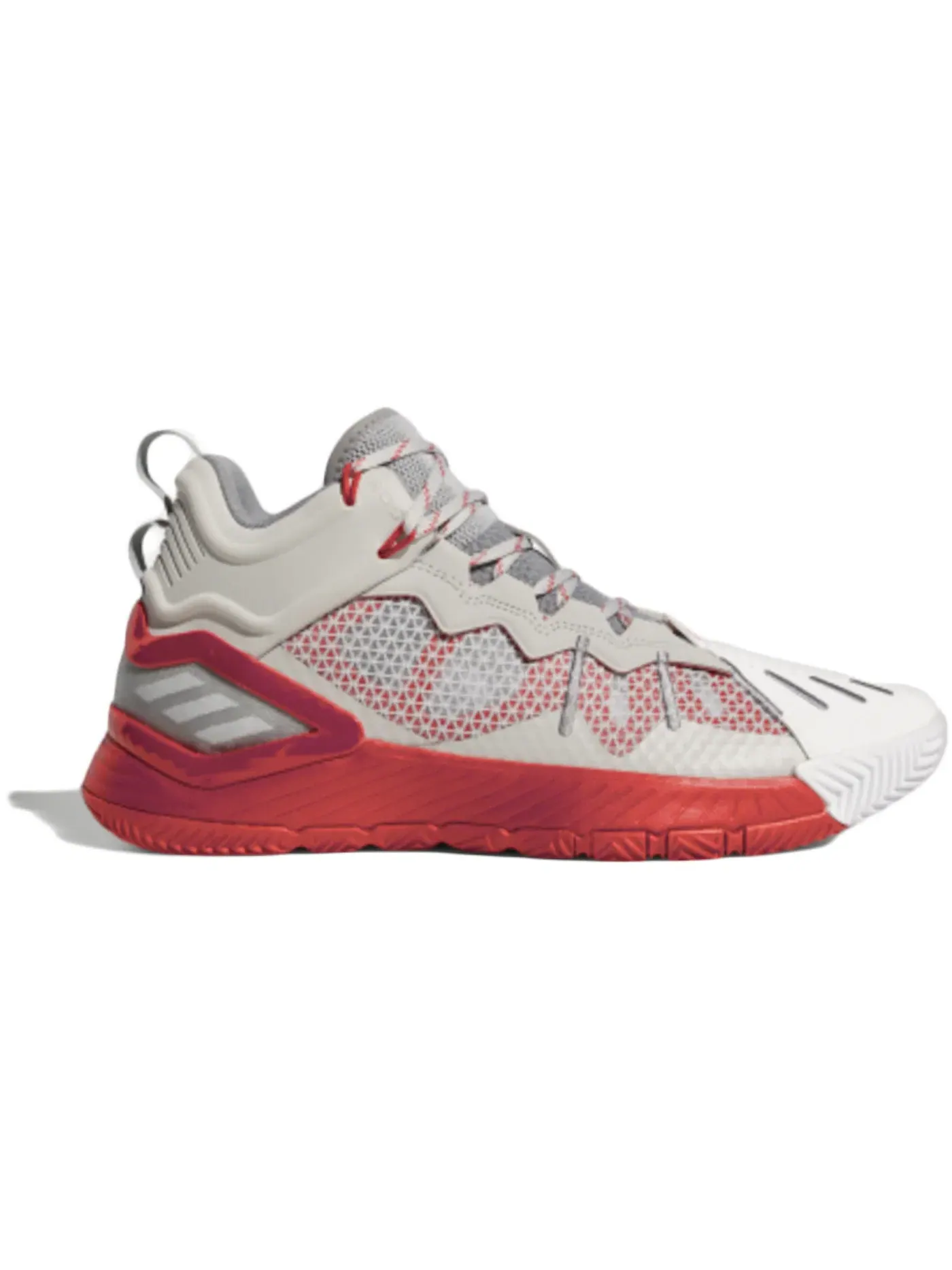 Мужские кроссовки для баскетбола Adidas D Rose Son of Chi — изображение 1 из 1, серый/белый/красный