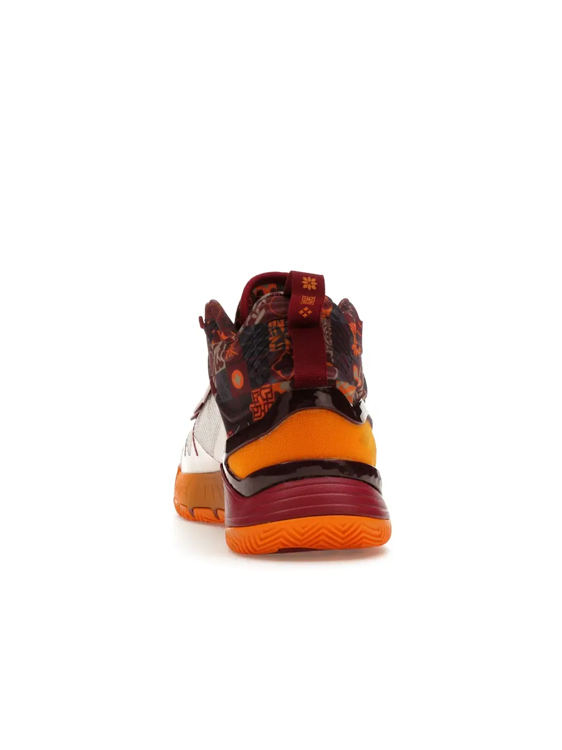 Мужские кроссовки с принтом Adidas D Rose Son of Chi — изображение 4 из 4, бордовый/белый/оранжевый