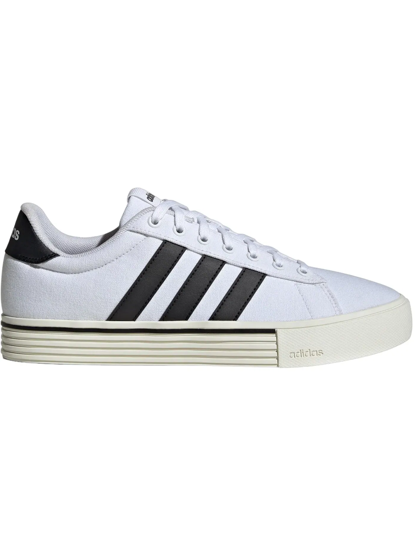 Мужские повседневные кроссовки с низким профилем Adidas Daily 4.0 Adidas — изображение 1 из 1, белый черный белый