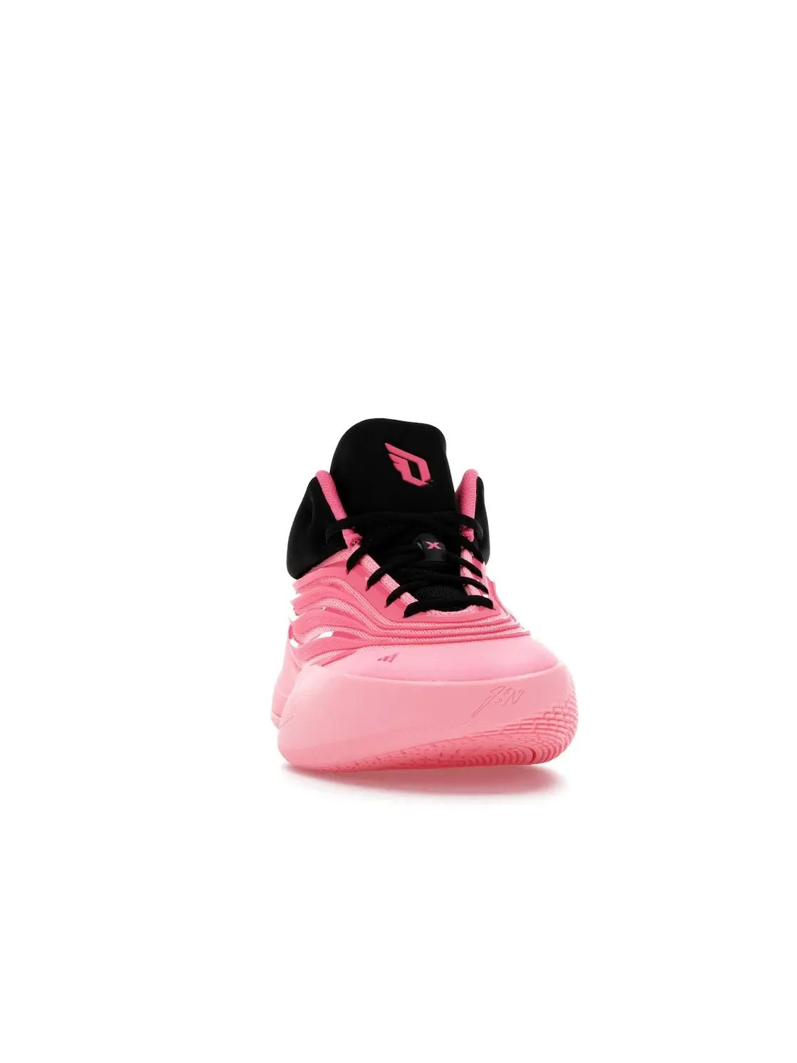 Мужские кроссовки с принтом Adidas Dame 10 Adidas — изображение 2 из 4, розовый черный розовый