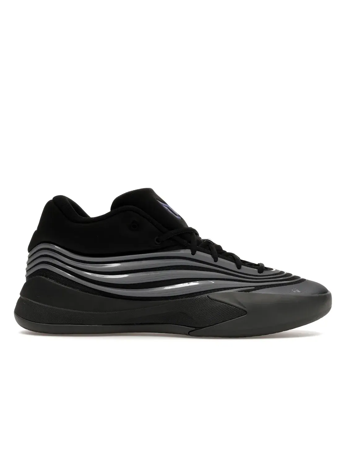 Мужские кроссовки баскетбольные Adidas Dame 10 — изображение 1 из 4, черный/металлик/синий
