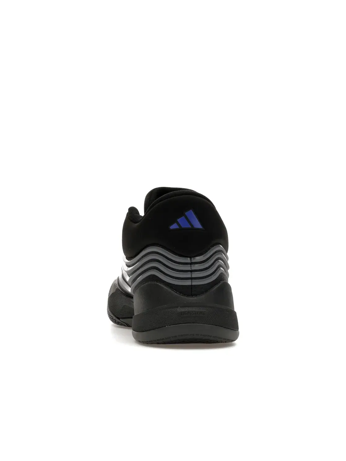 Мужские кроссовки баскетбольные Adidas Dame 10 — изображение 4 из 4, черный/металлик/синий