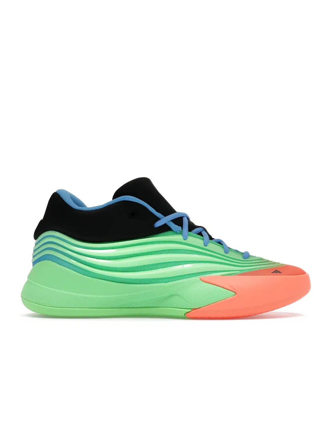 Мужские баскетбольные кроссовки с принтом Adidas Dame 10, Lime Burst — изображение 1 из 4