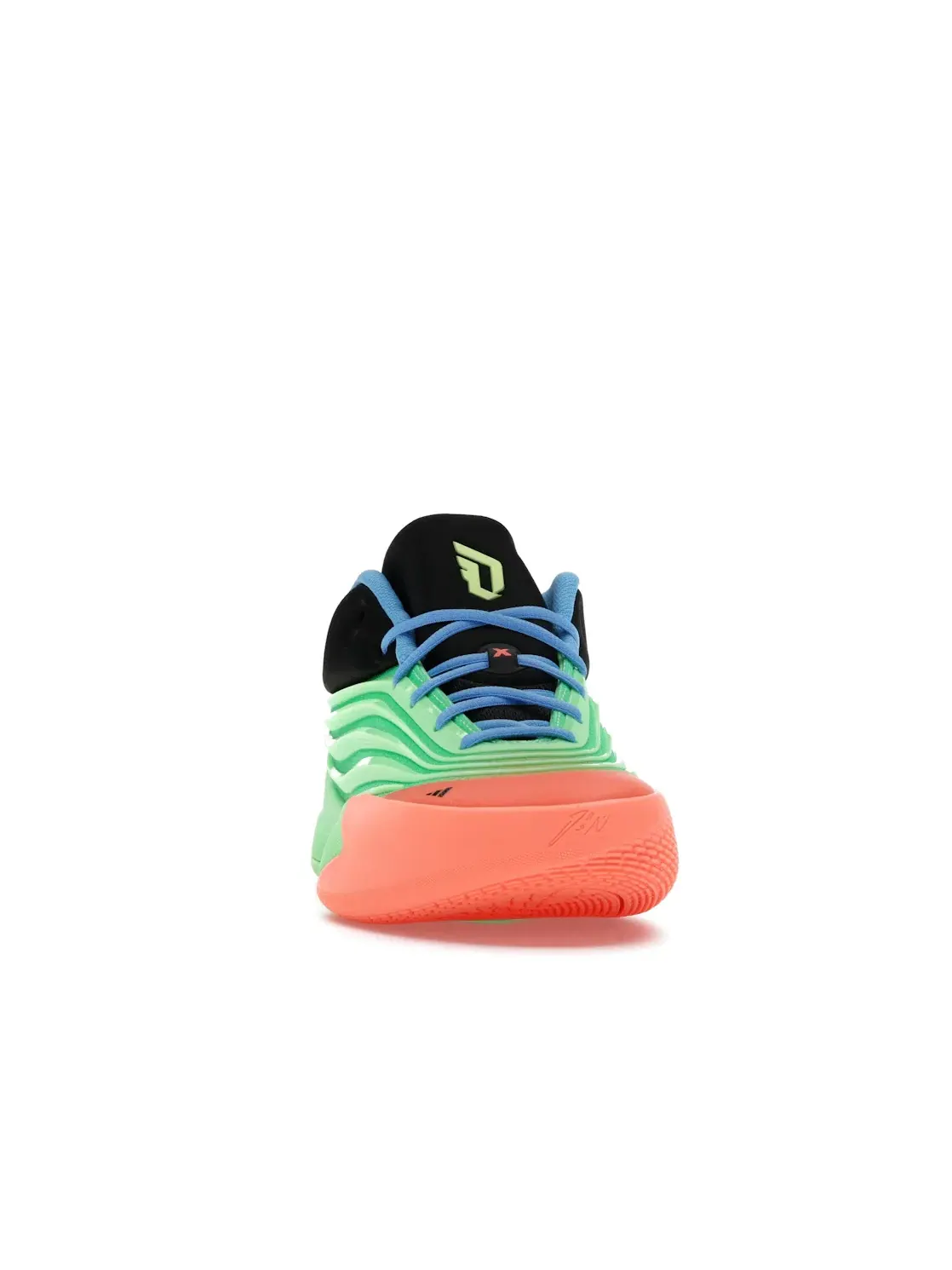 Мужские баскетбольные кроссовки с принтом Adidas Dame 10, Lime Burst — изображение 2 из 4