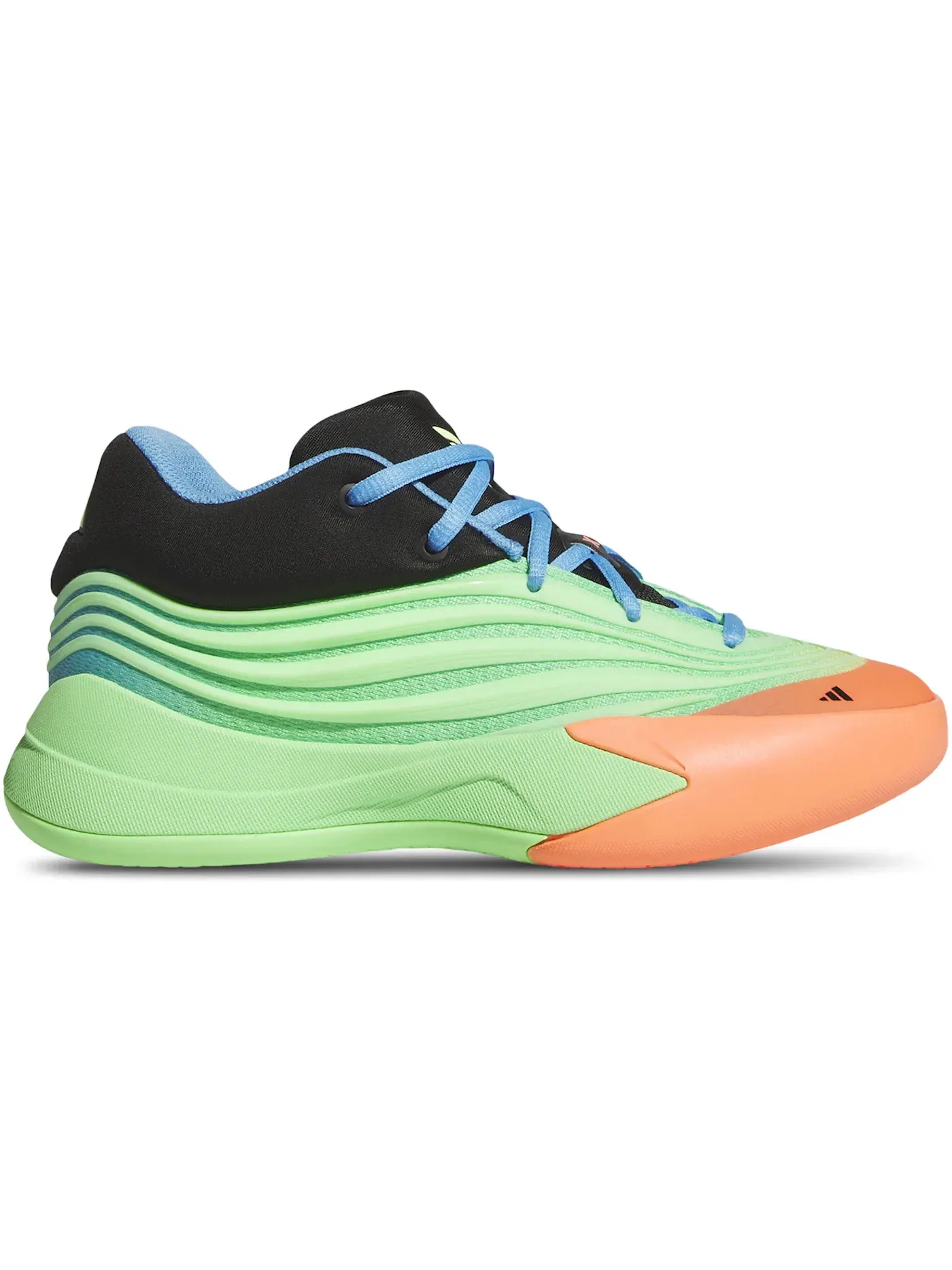 Детские кроссовки для баскетбола Dame's Light Adidas — изображение 1 из 1, оранжевый/синий