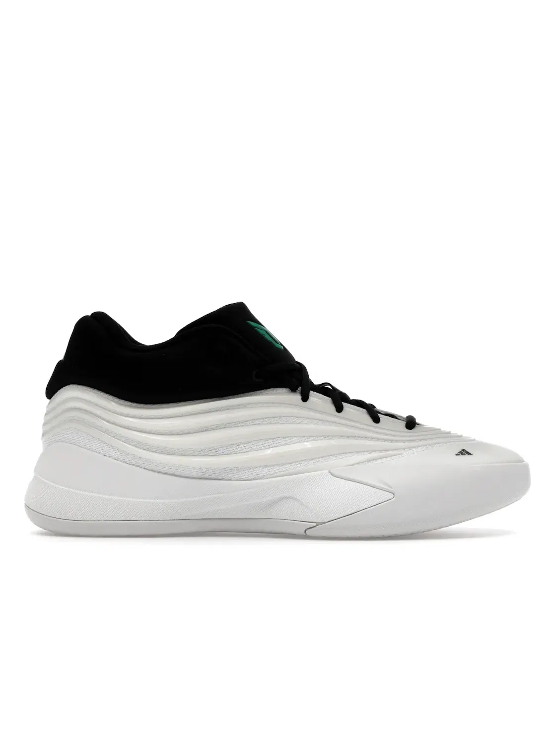 Мужские кроссовки для баскетбола Adidas Dame 10 — изображение 1 из 4, металлик/черный/зеленый