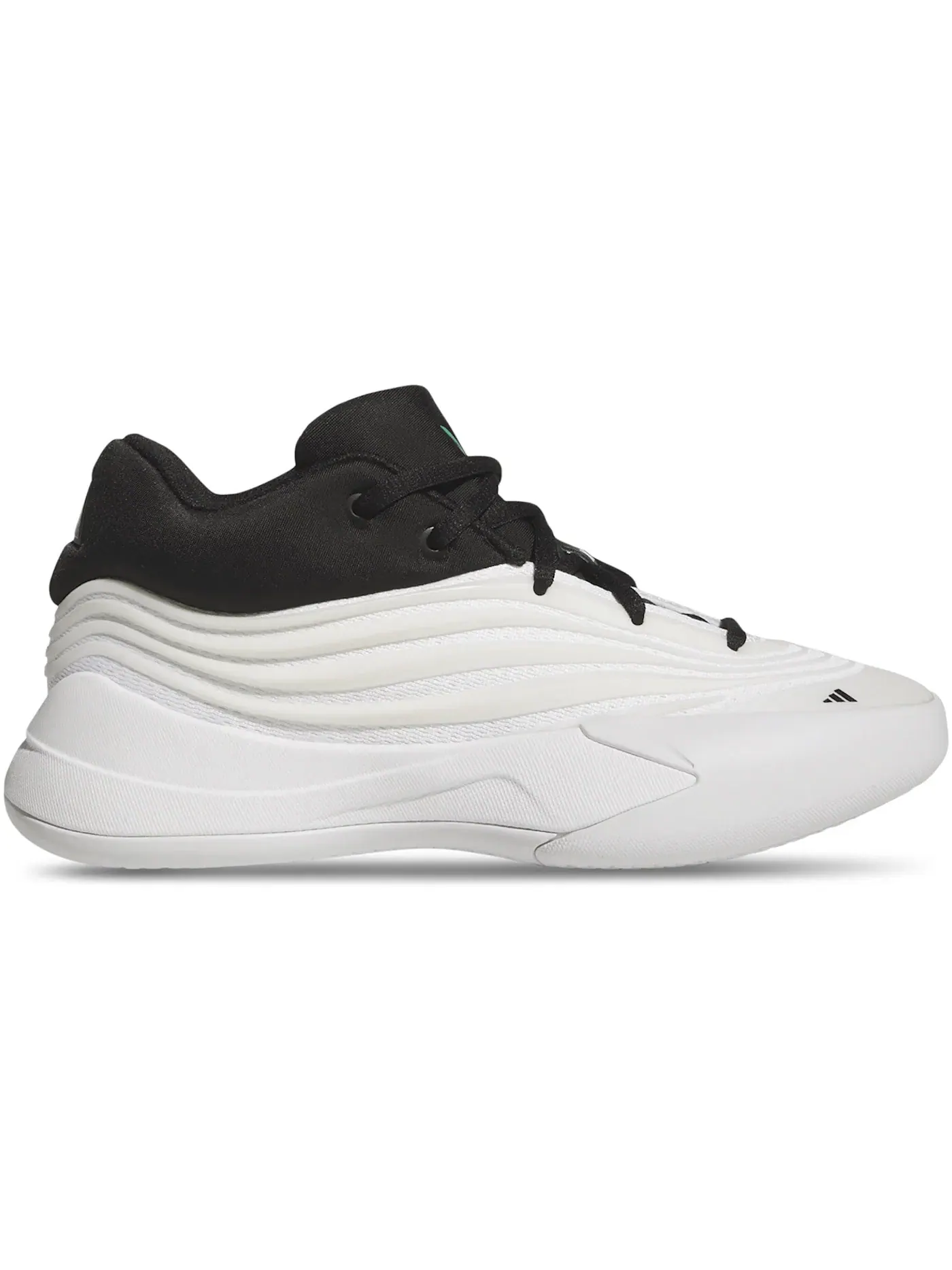 Детские кроссовки для мальчиков с длинным шнурком Adidas Dame 10 — изображение 1 из 1, металлик/черный/зеленый