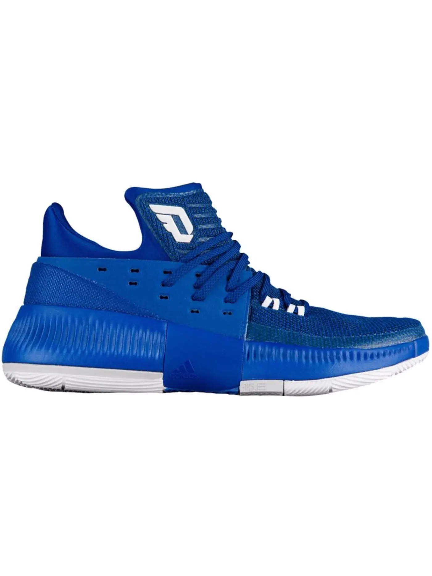 Мужские кроссовки с верхом из текстиля и синтетики Adidas Dame 3 — изображение 1 из 1, белый/серый