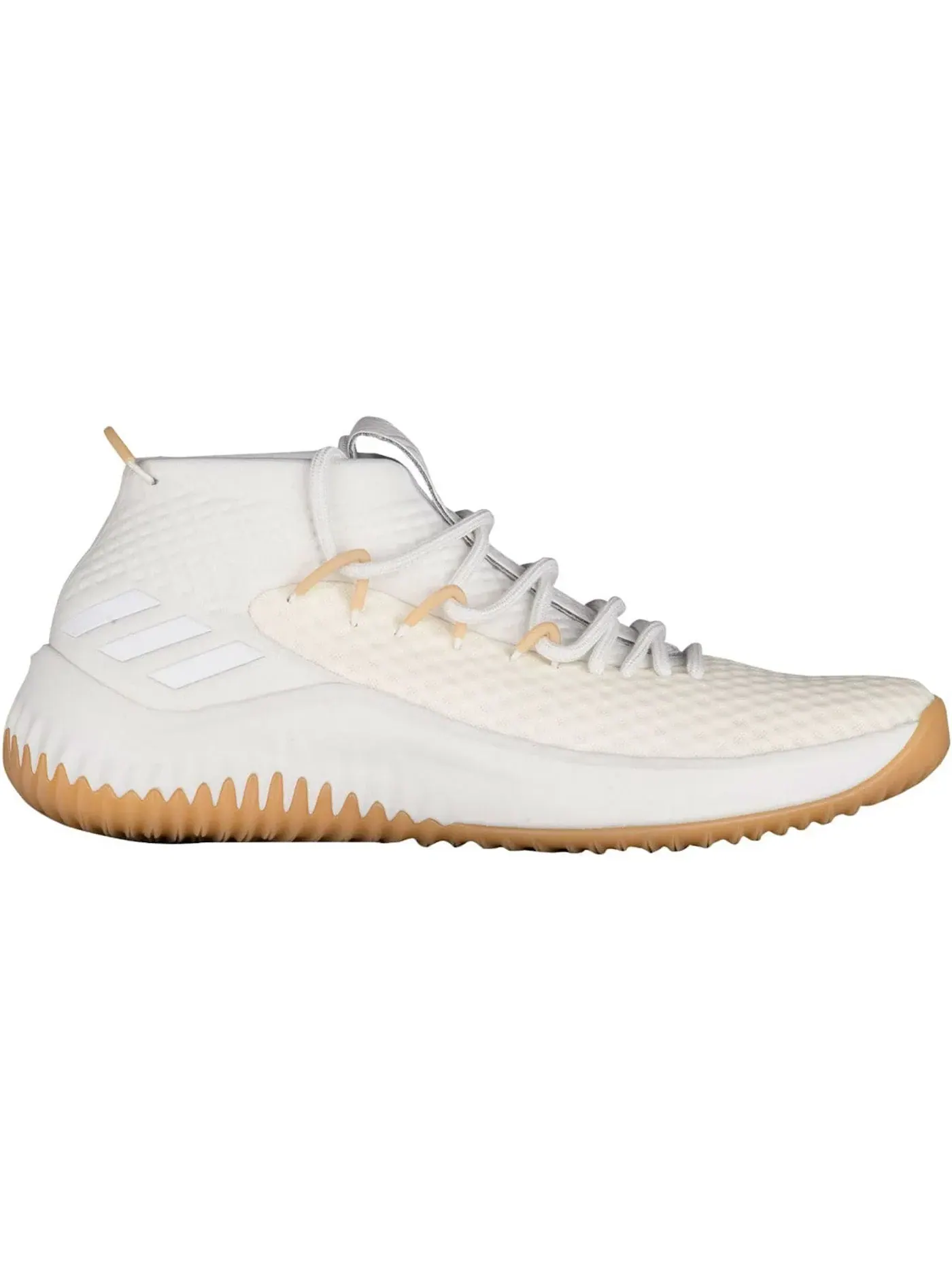 Мужские кроссовки для баскетбола Dame 4 Adidas — изображение 1 из 1, белый белый