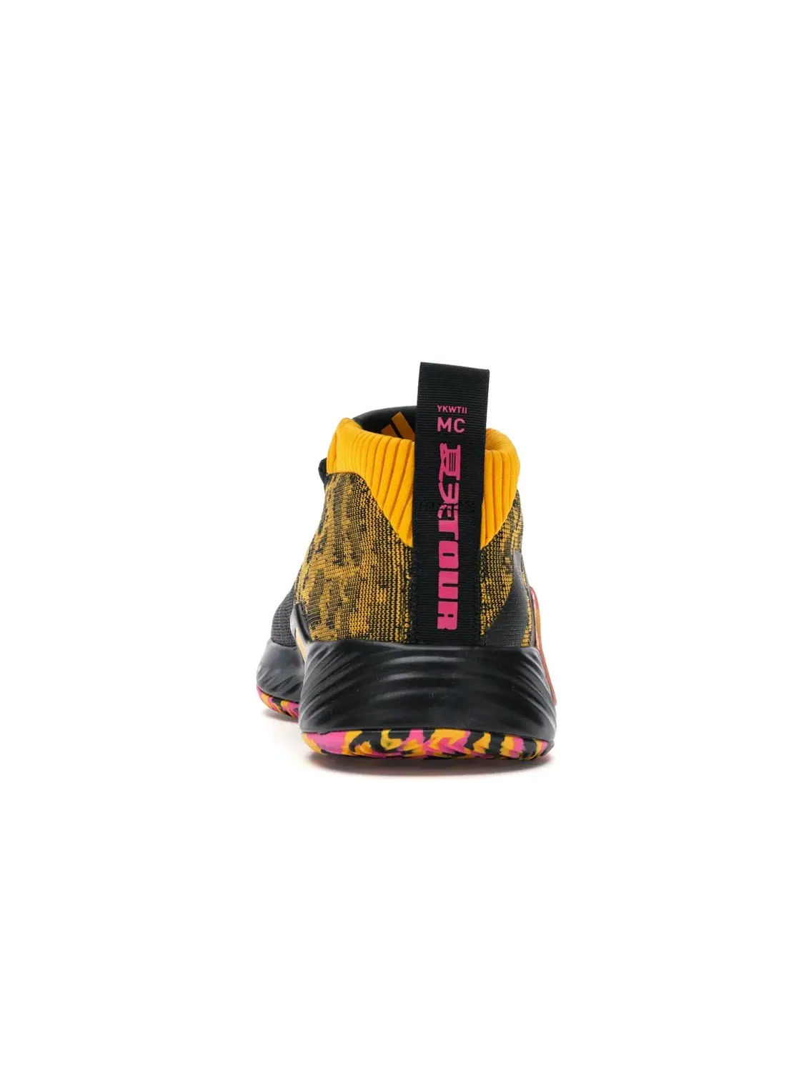 Мужские кроссовки с принтом Adidas Dame 5 Adidas — изображение 4 из 4, черный/черный/розовый