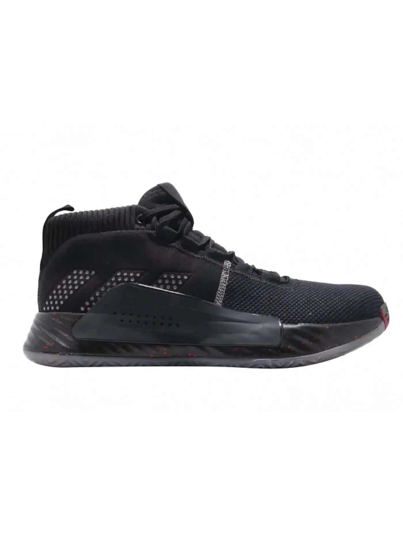 Мужские кроссовки для баскетбола Adidas Dame 5 — изображение 1 из 1, черный/серый/серый