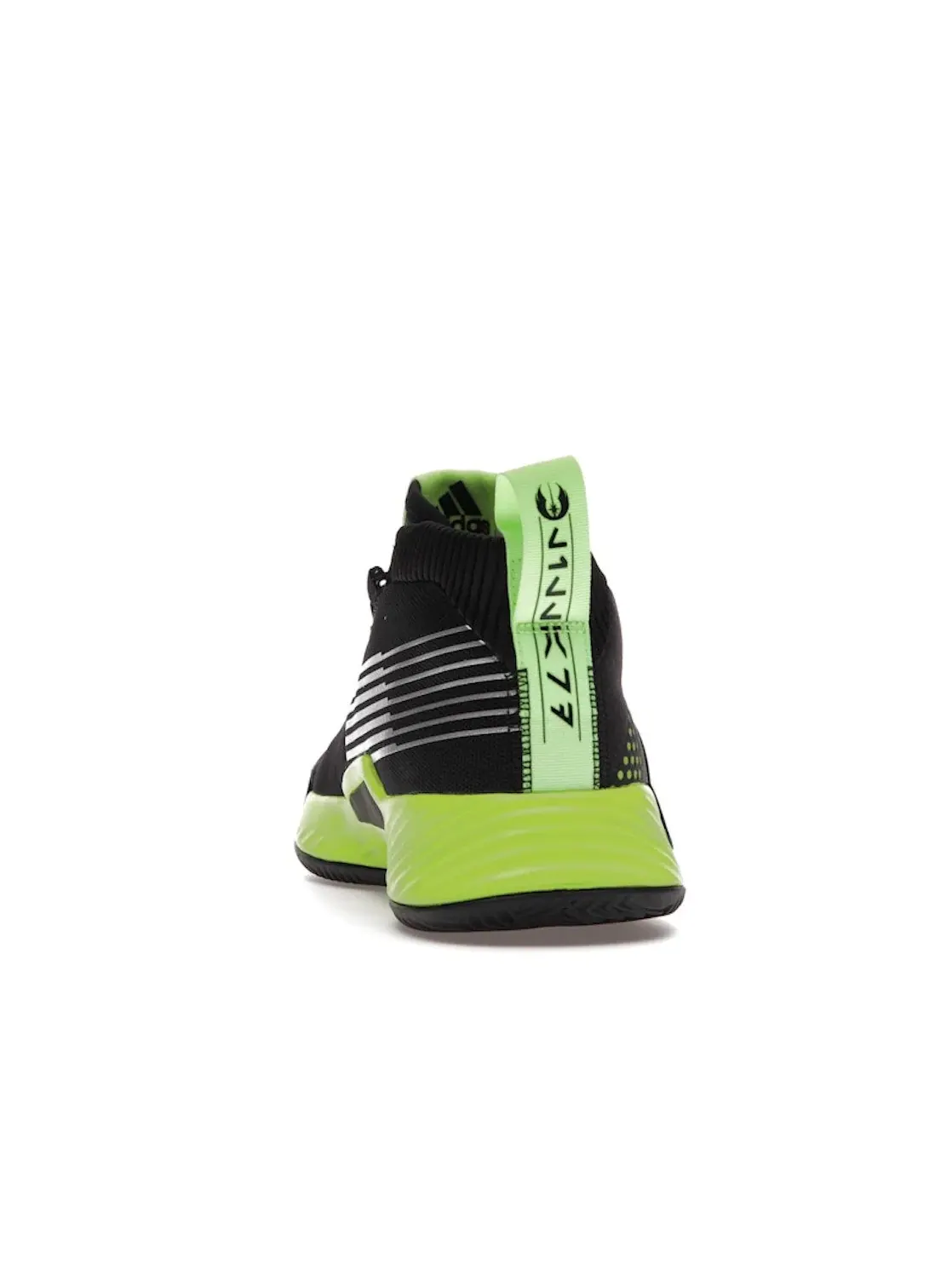 Мужские кроссовки для баскетбола Dame 5 Adidas — изображение 4 из 4, черный черный черный